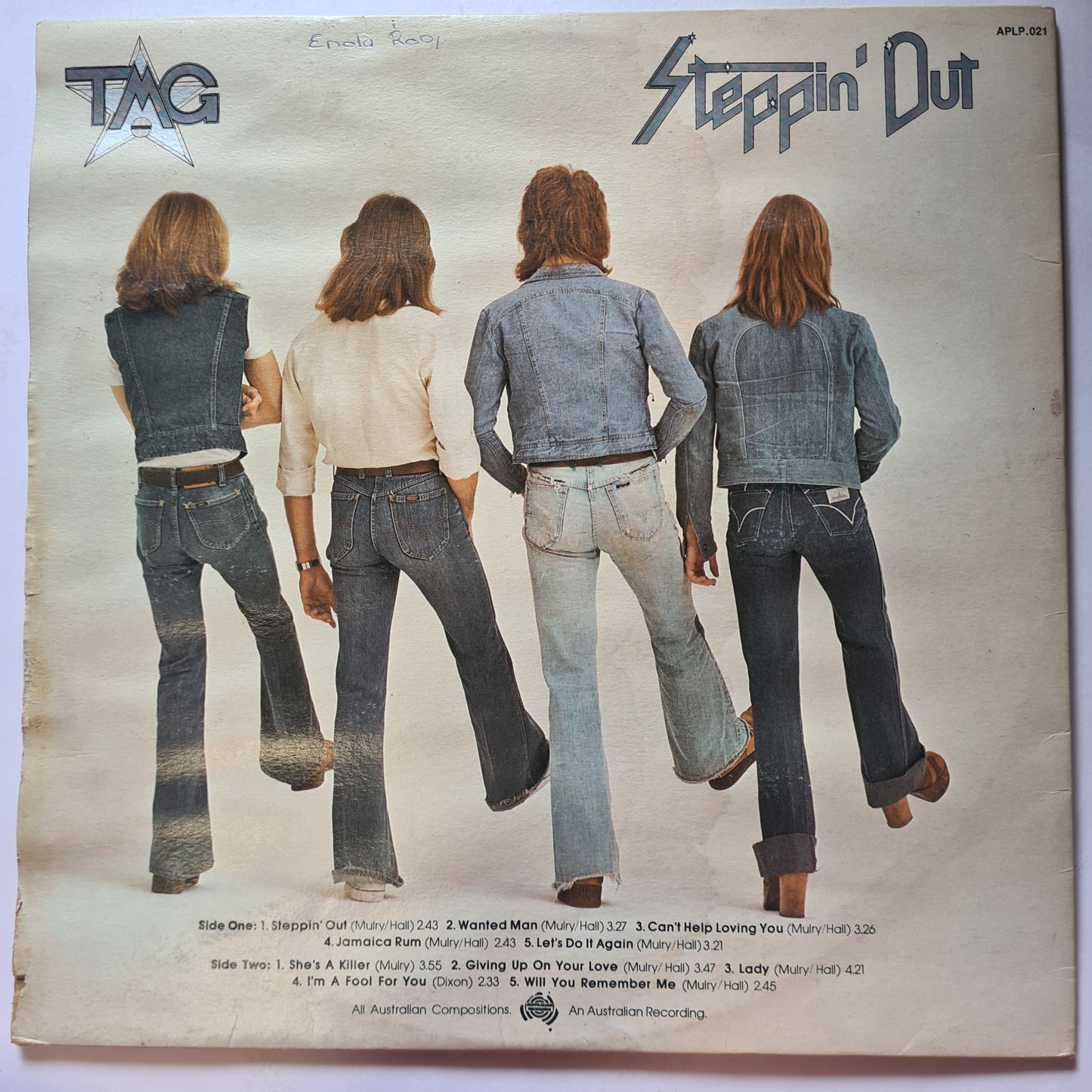 Ted Mulry Gang – Steppin' Out - 1976 - Vinyl Record LP (Gatefold) - Sound Hound Records