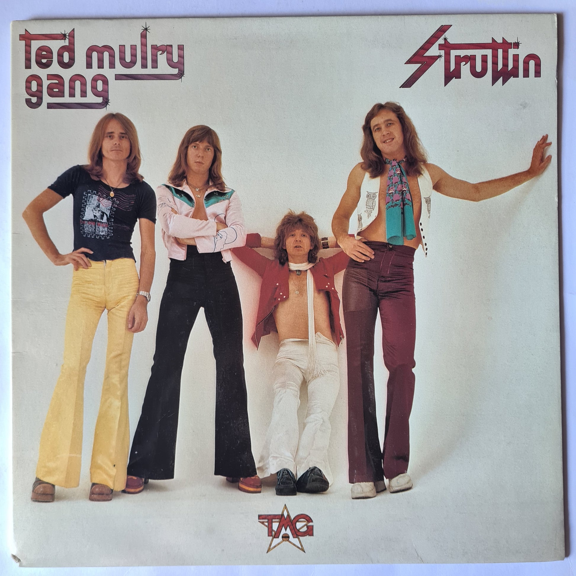 Ted Mulry Gang – Struttin - 1976 - Vinyl Record LP (Gatefold) - Sound Hound Records