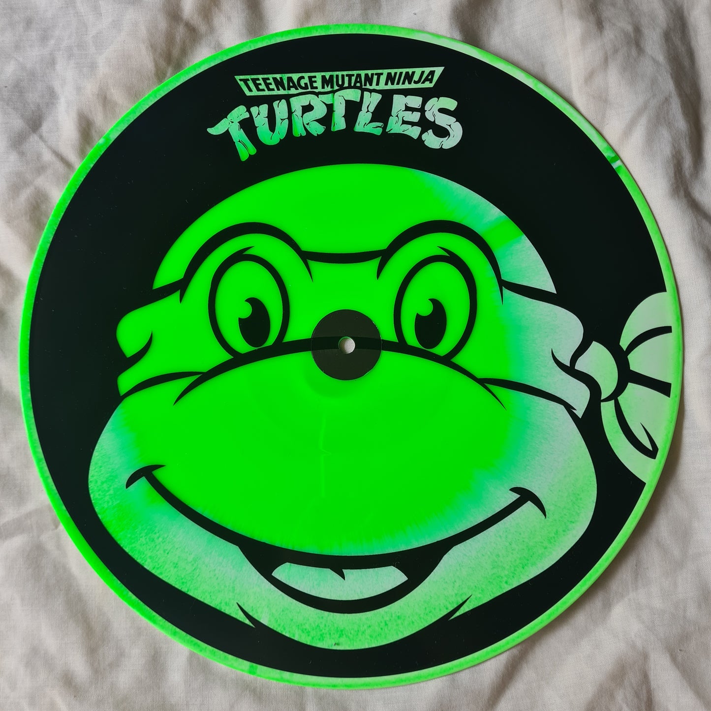 Teenage Mutant Ninja Turtles – Let's Kick Shell (Deluxe Edition,Tubular Turtle Swirl) - SNES Video Game Soundtrack- Vinyl Record EP - Sound Hound Records