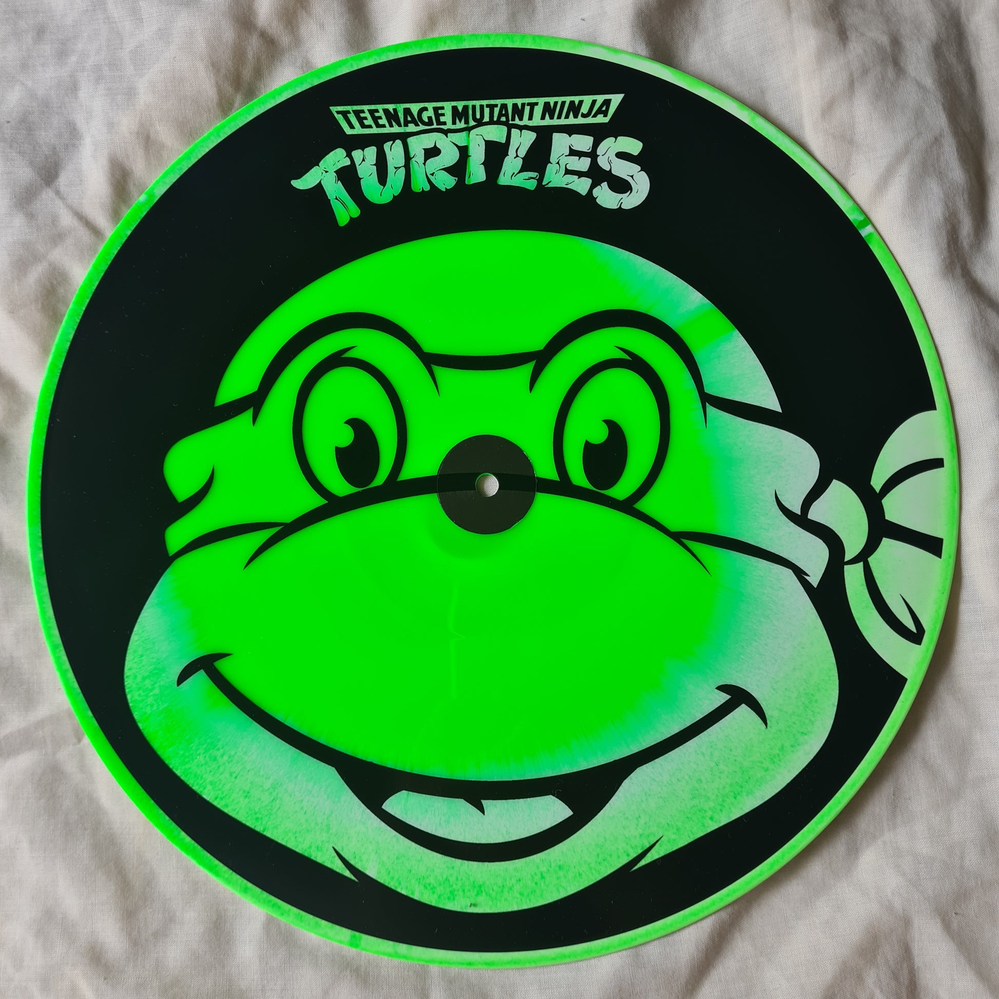 Teenage Mutant Ninja Turtles – Let's Kick Shell (Deluxe Edition,Tubular Turtle Swirl) - SNES Video Game Soundtrack- Vinyl Record EP - Sound Hound Records