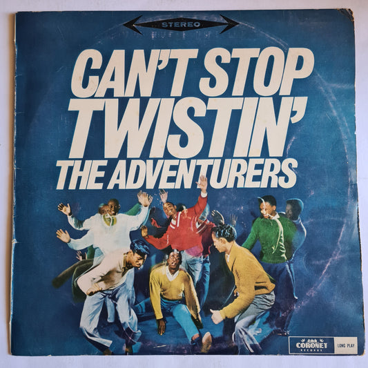 The Adventurers – Can't Stop Twistin' - 1961 - Vinyl Record LP - Sound Hound Records