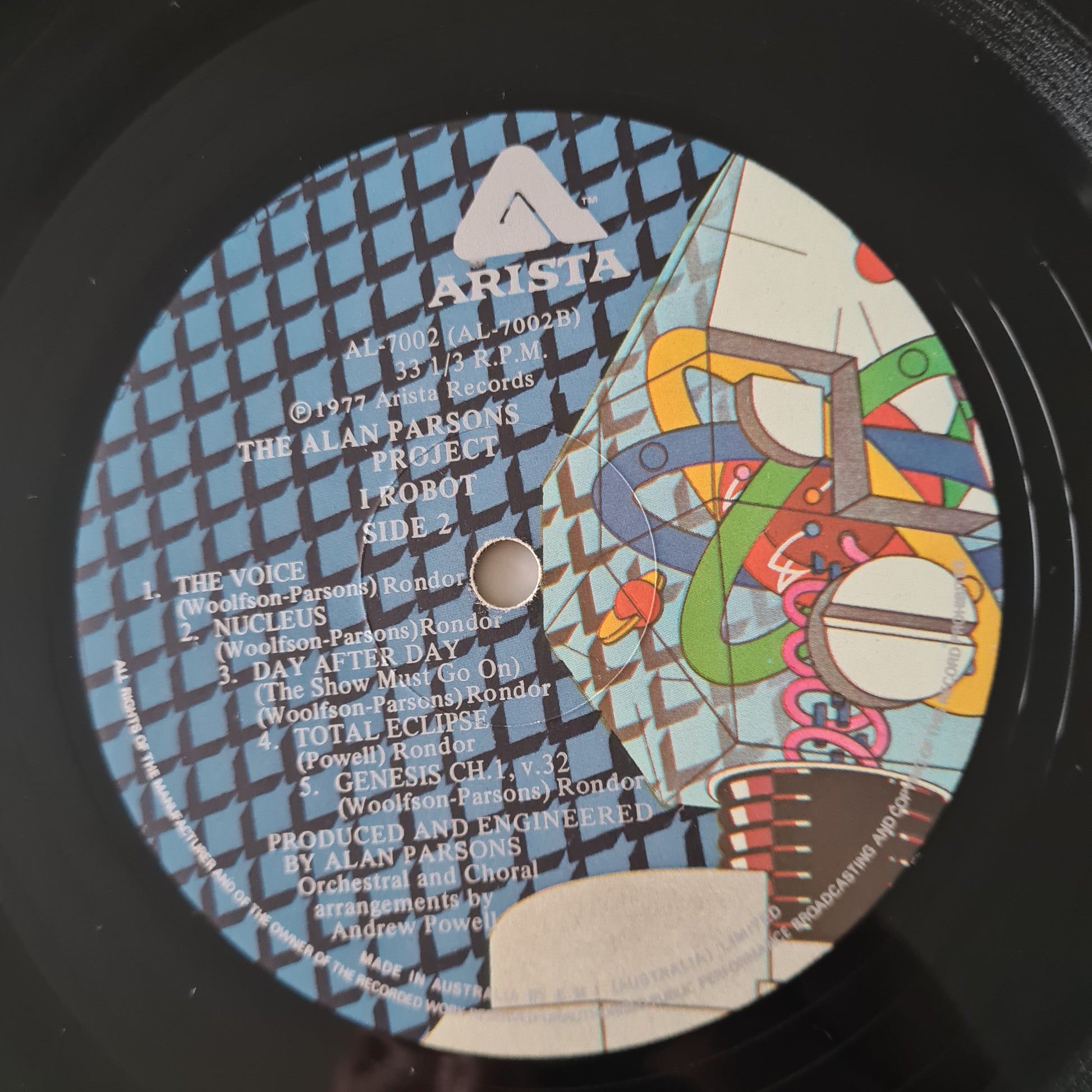 The Alan Parsons Project – I Robot - 1977 - Vinyl Record LP - Sound Hound Records