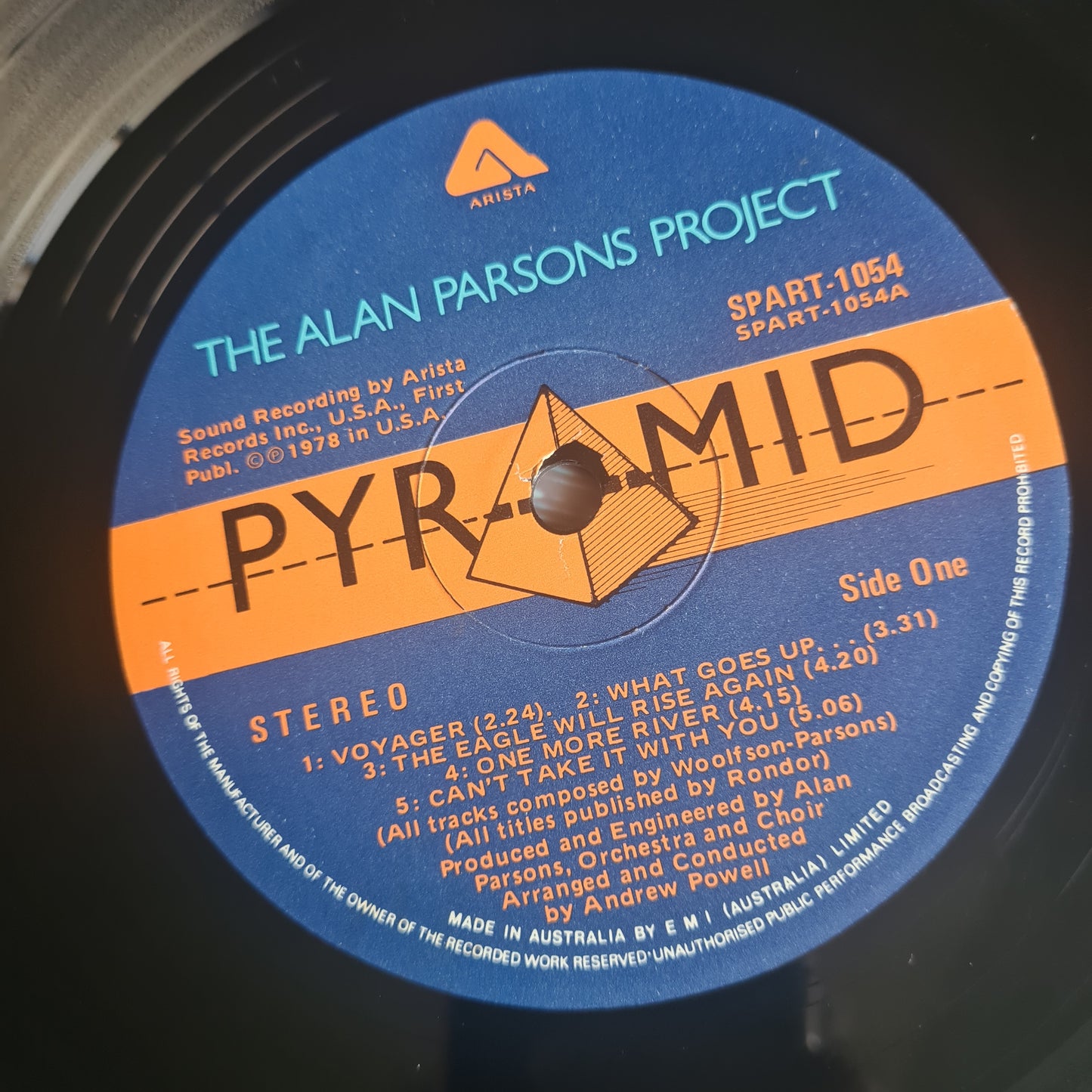 The Alan Parsons Project – Pyramid - 1978 - Vinyl Record LP Gatefold - Sound Hound Records