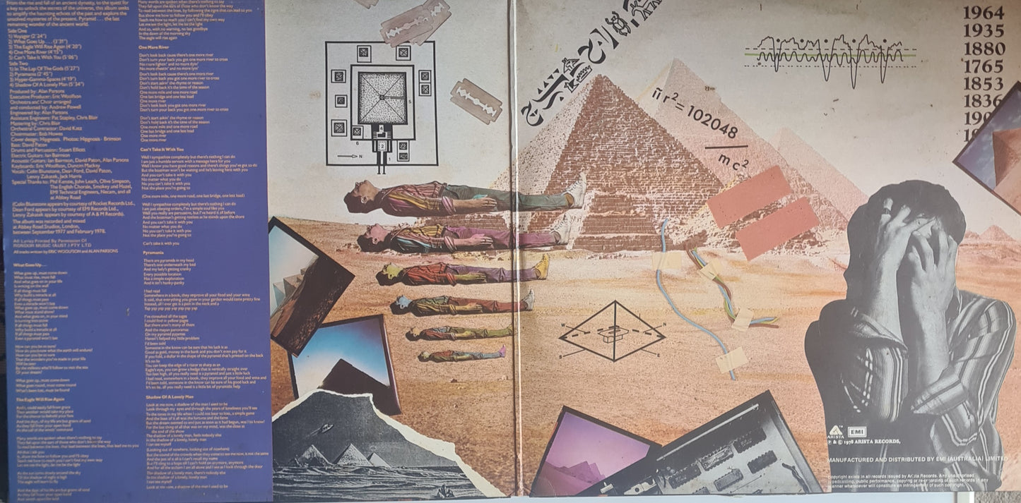 The Alan Parsons Project – Pyramid - 1978 - Vinyl Record LP Gatefold - Sound Hound Records