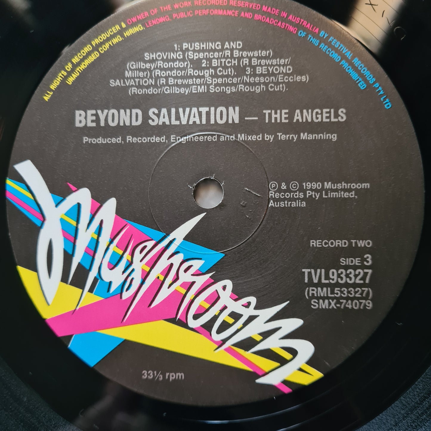 The Angels – Beyond Salvation - 1990 - Vinyl Record 2LP *RARE* - Sound Hound Records