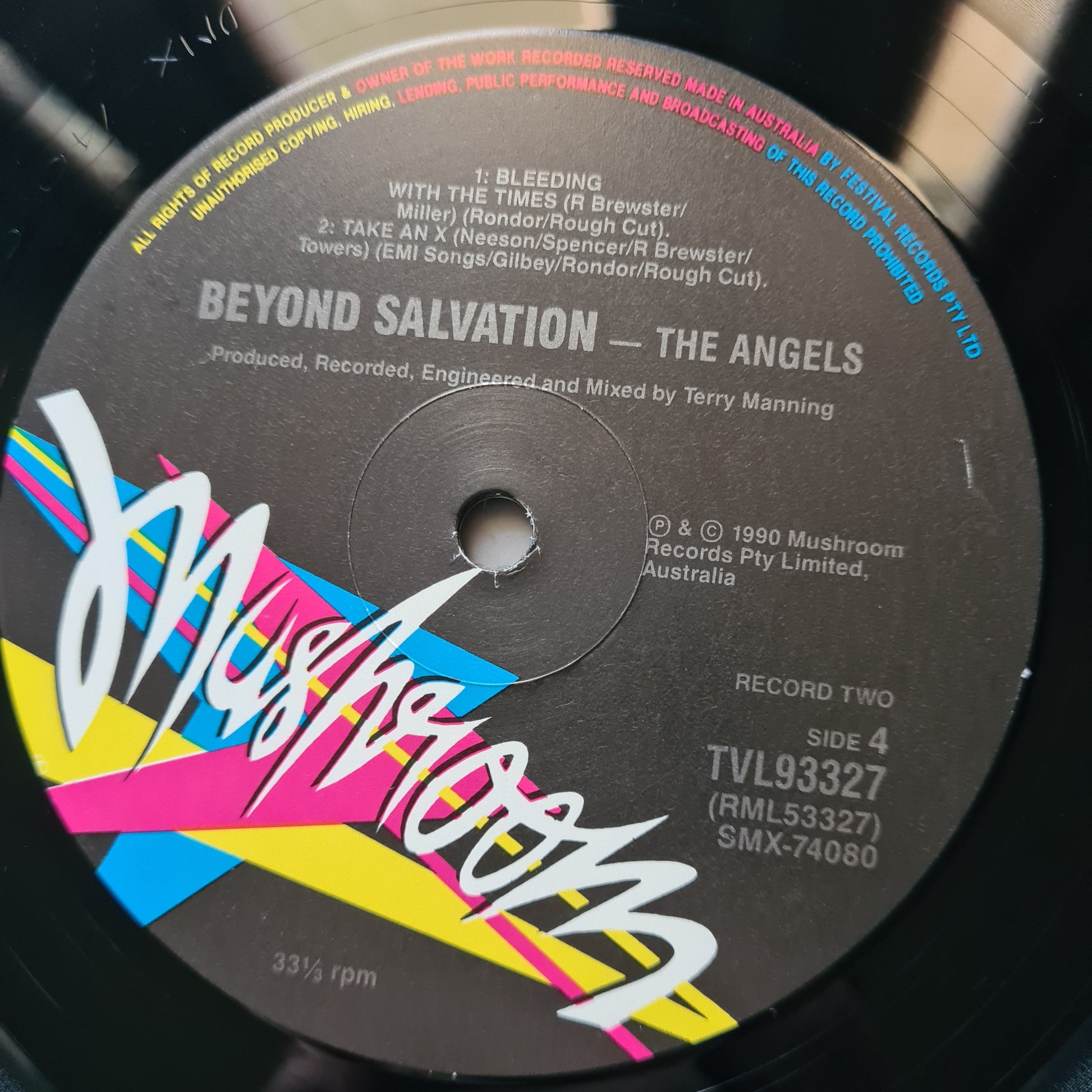 The Angels – Beyond Salvation - 1990 - Vinyl Record 2LP *RARE* - Sound Hound Records