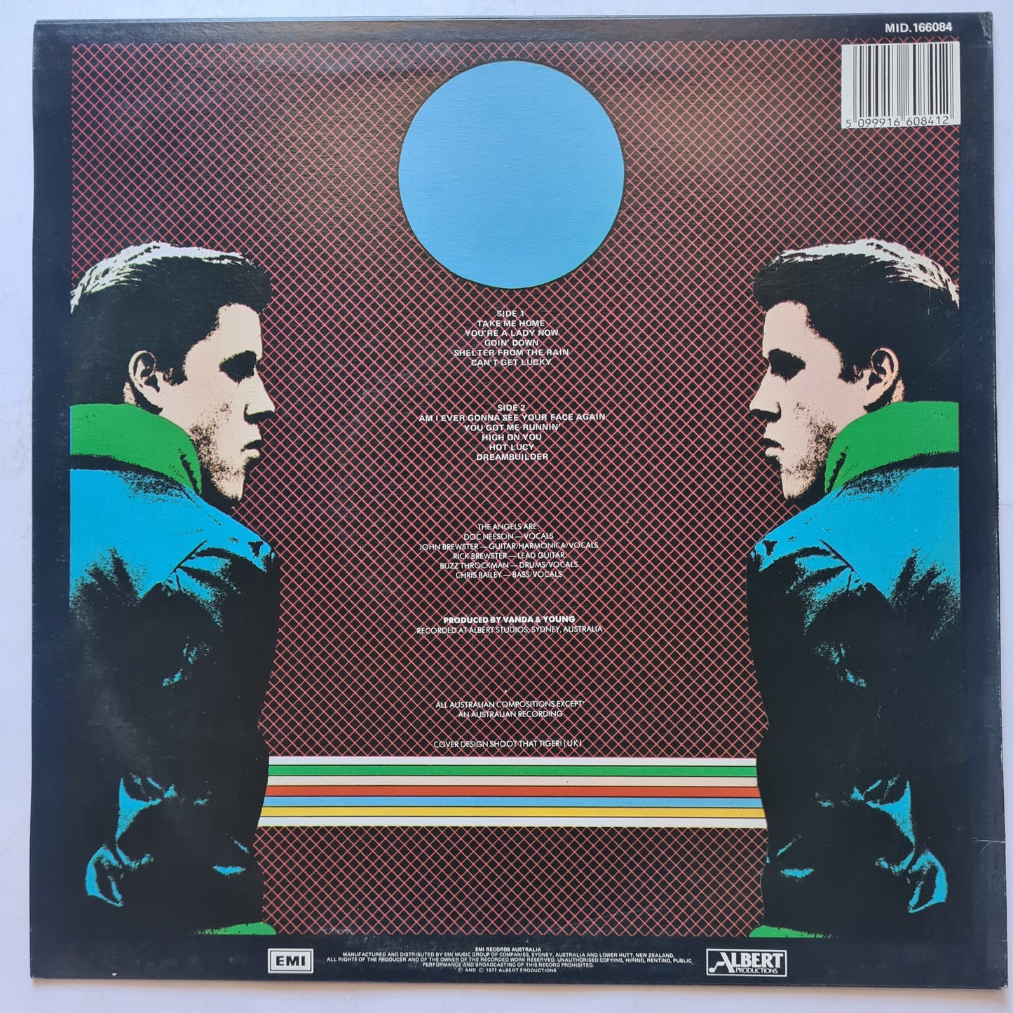 The Angels – The Angels - 1977 (1987 Red Label Pressing- Near Mint record looks Unplayed) - Vinyl Record LP - Sound Hound Records