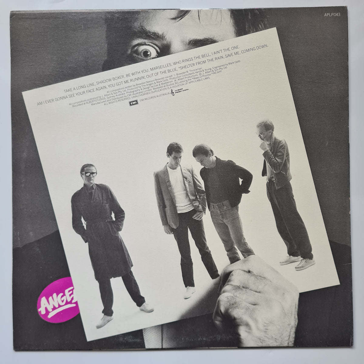 The Angels – The Angels Greatest - 1980 (1987 Red Label Pressing - Near Mint looks unplayed) - Vinyl Record LP - Sound Hound Records