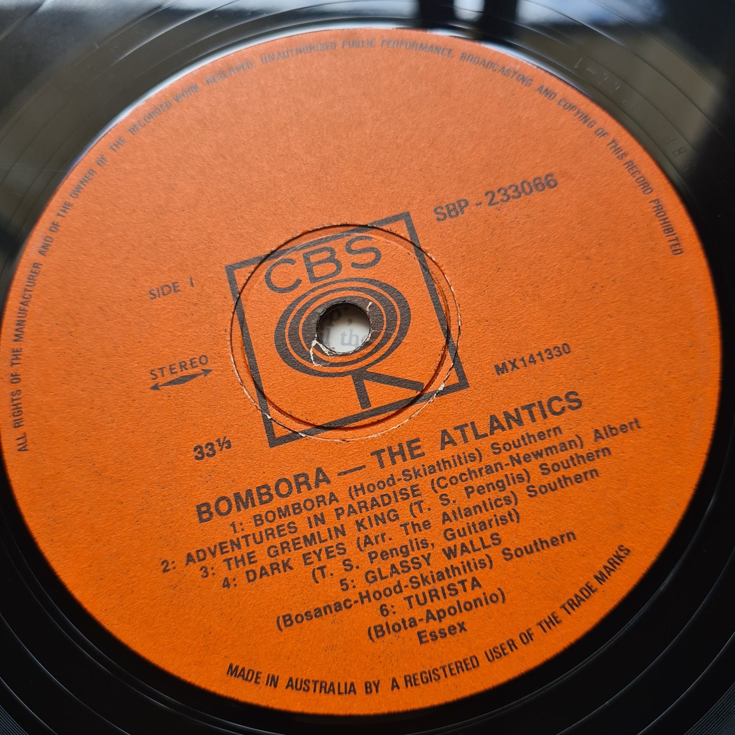 The Atlantics – Bombora - 1963 (stereo pressing) - Vinyl Record LP - Sound Hound Records