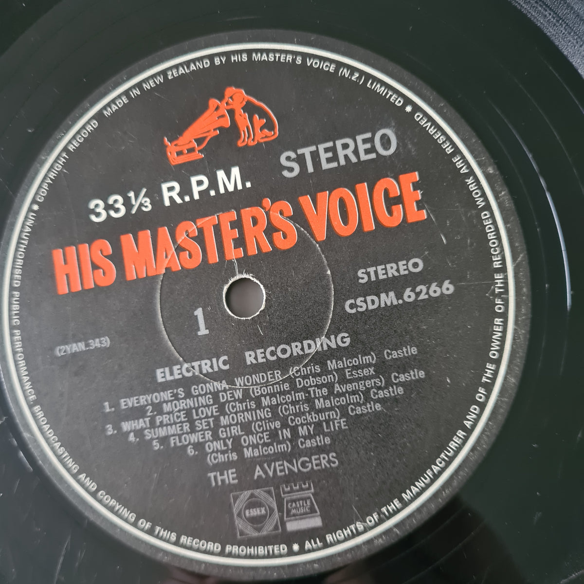 The Avengers - The Avengers – 1968 (RARE) - Vinyl Record LP - Sound Hound Records
