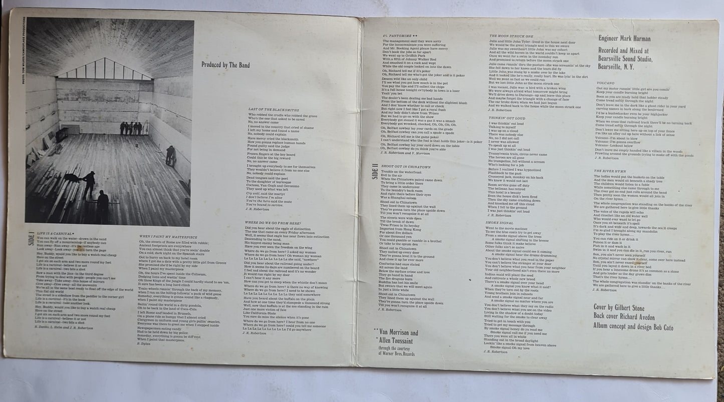 The Band – Cahoots - 1971 - Vinyl Record LP - Sound Hound Records