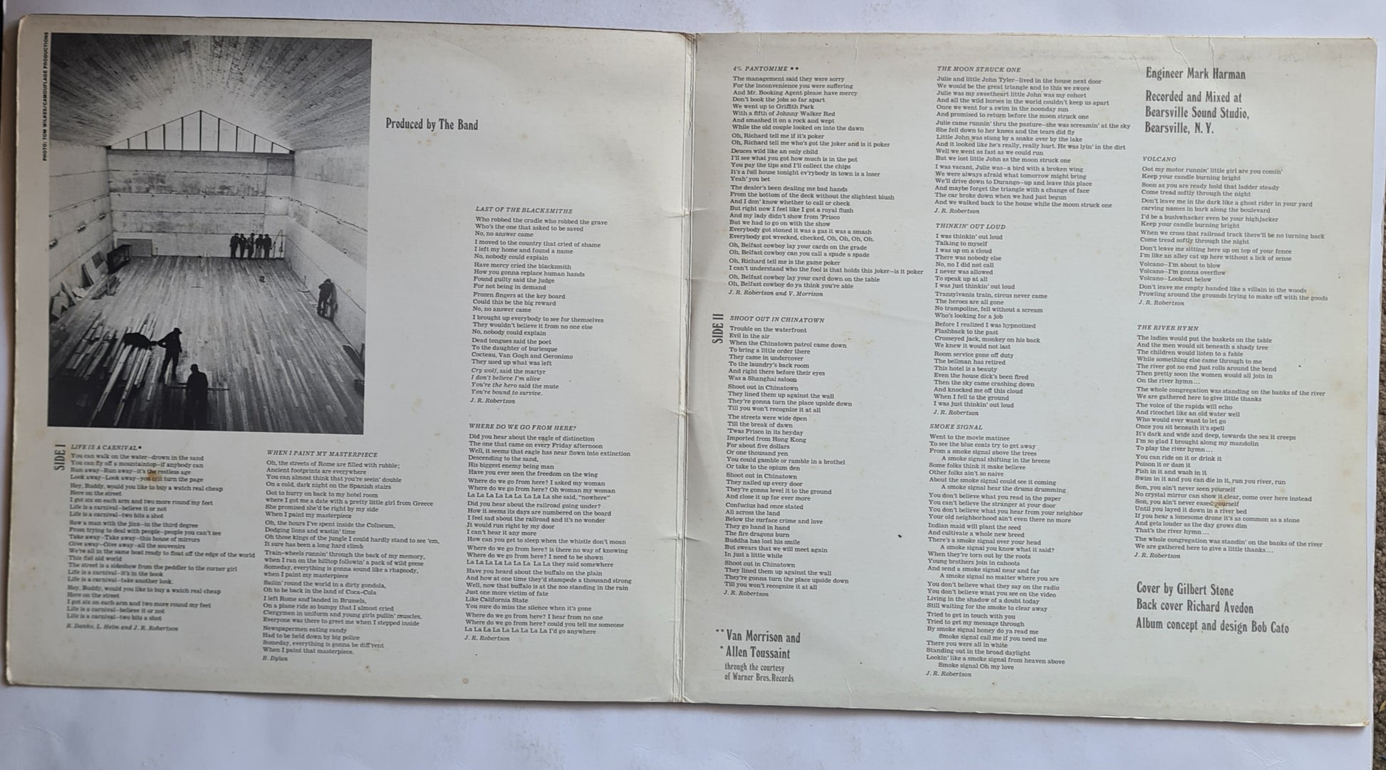 The Band – Cahoots - 1971 - Vinyl Record LP - Sound Hound Records