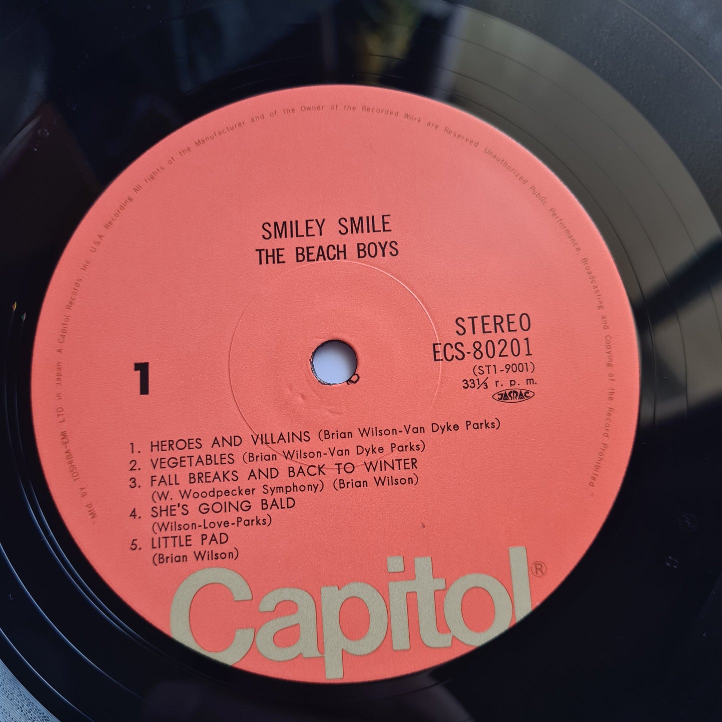 The Beach Boys -Smiley Smile - 1967 (1975 Japanese Pressing) - Vinyl Record LP (near mint) - Sound Hound Records