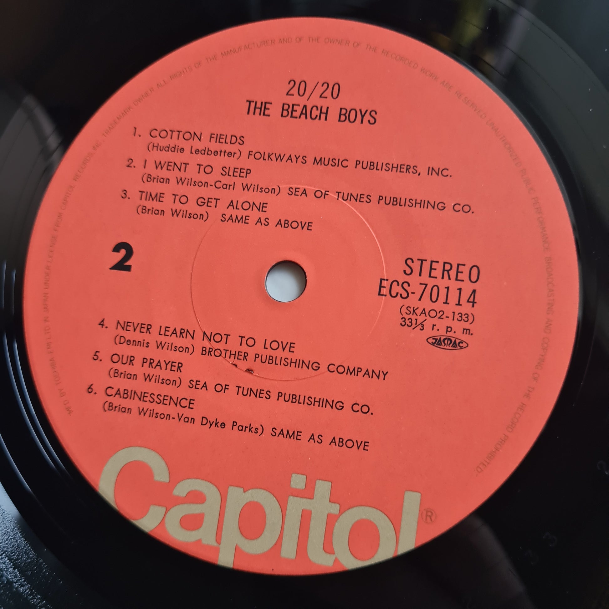 The Beach Boys – 20/20 - 1969 (1977 Japanese Pressing) - Vinyl Record LP (near mint) - Sound Hound Records