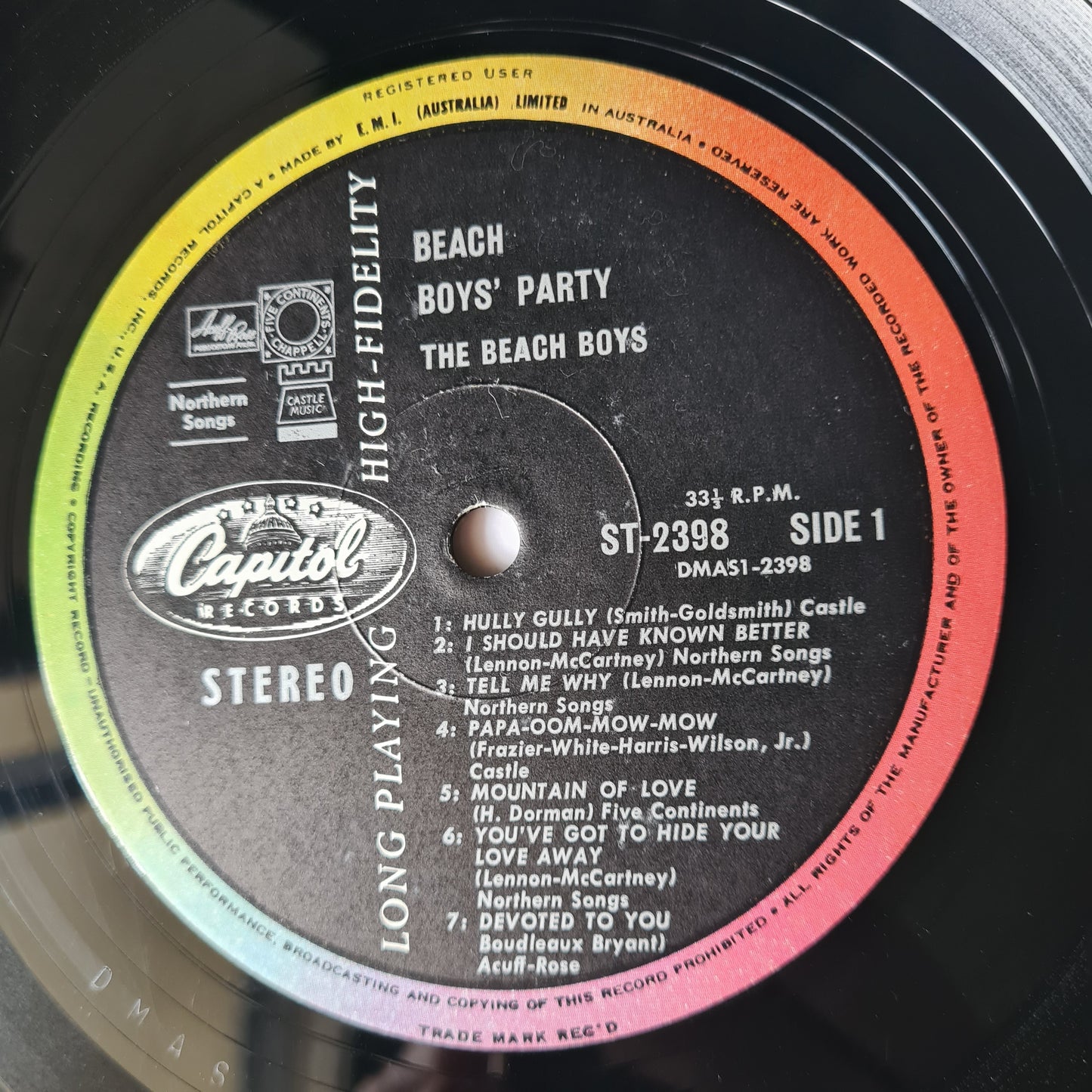 The Beach Boys – Beach Boys Party - 1965 (Australian Pressing) - Vinyl Record LP - Sound Hound Records