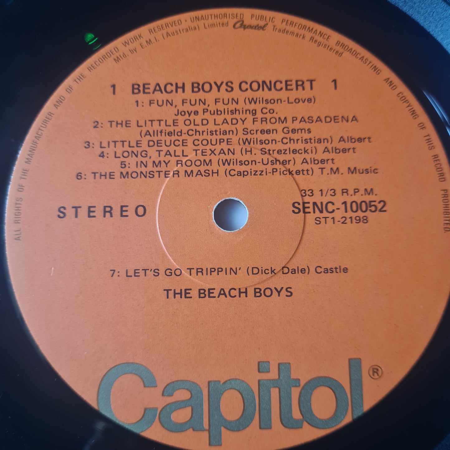 The Beach Boys – Concert - 1964 (1973 Australian Pressing) - Vinyl Record LP - Sound Hound Records