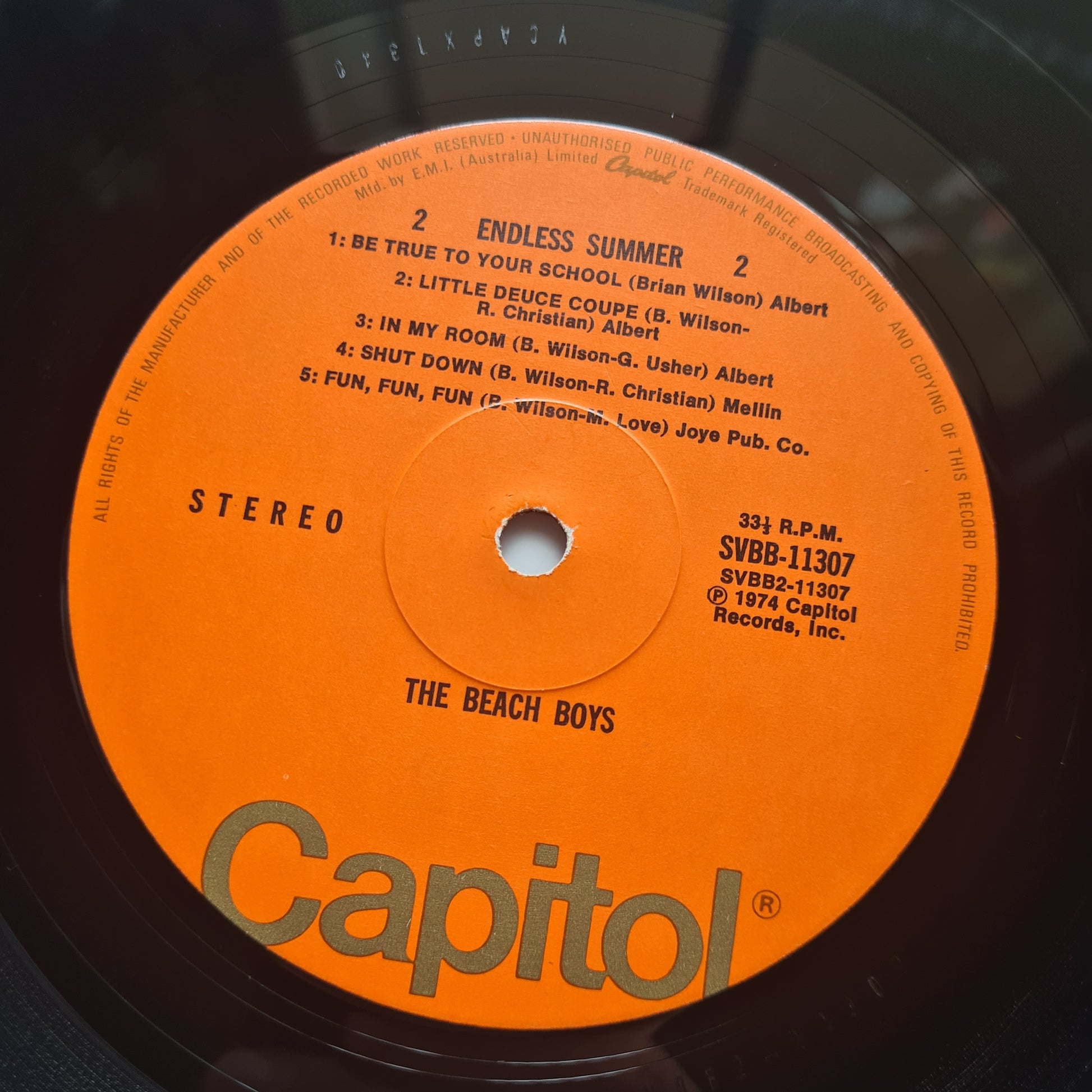 The Beach Boys – Endless Summer (Greatest Hits) 1974 (Australian Pressing) - Vinyl Record 2LP (Excellent) - Sound Hound Records