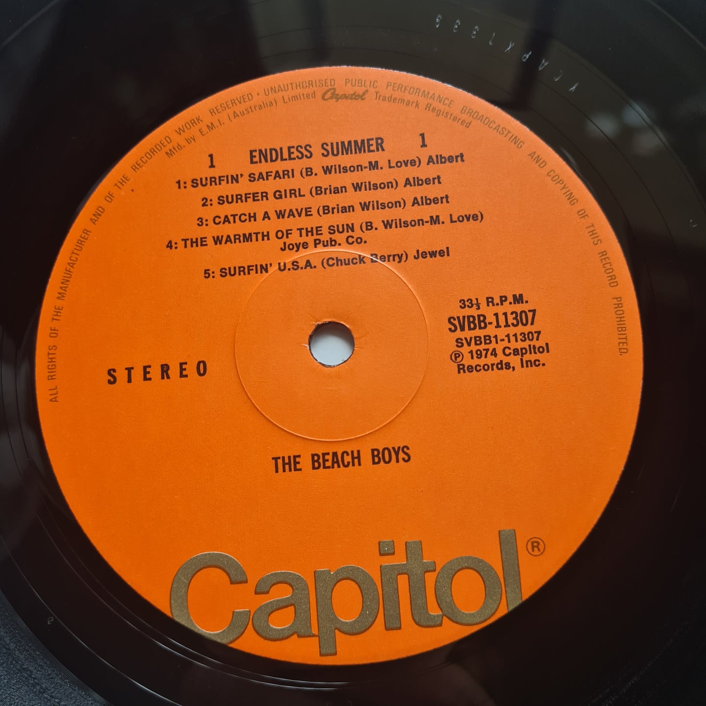 The Beach Boys – Endless Summer (Greatest Hits) 1974 (Australian Pressing) - Vinyl Record 2LP (Excellent) - Sound Hound Records