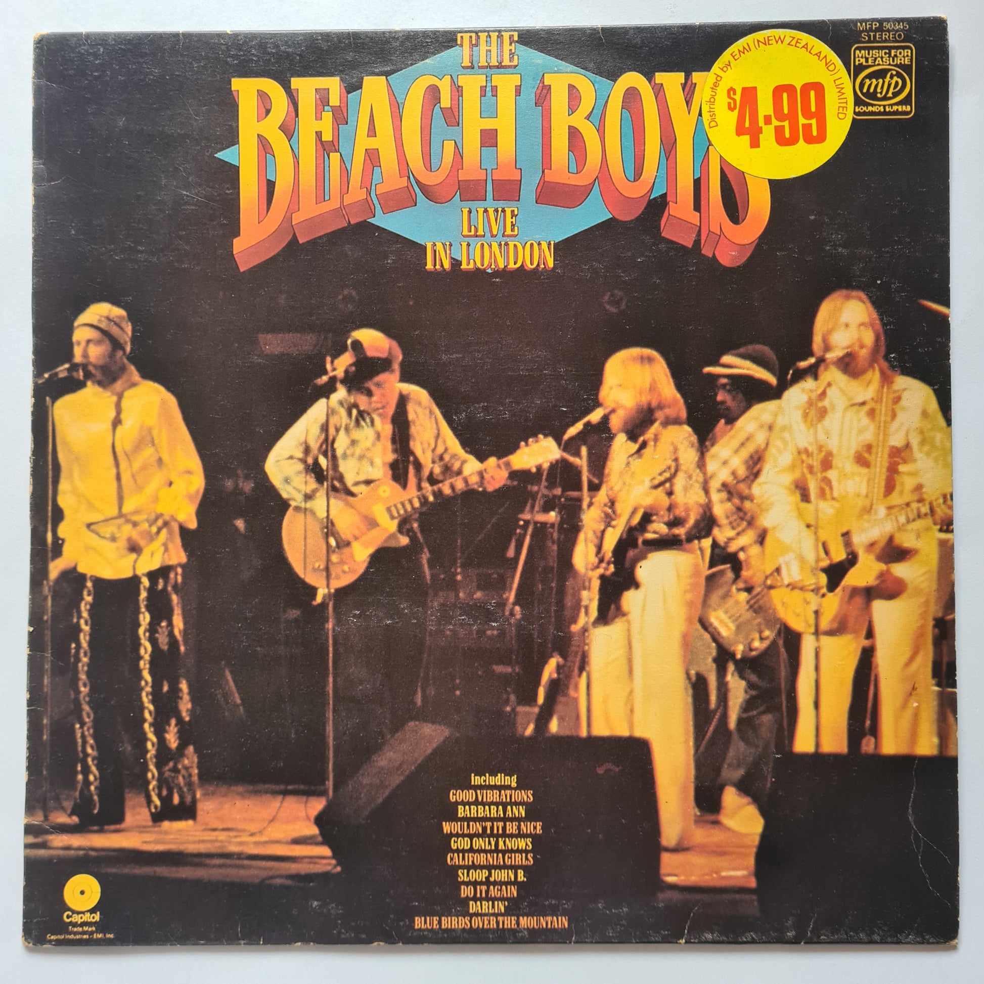 The Beach Boys – Live In London - 1970 (1977 New Zealand second Pressing) - Vinyl Record LP - Sound Hound Records