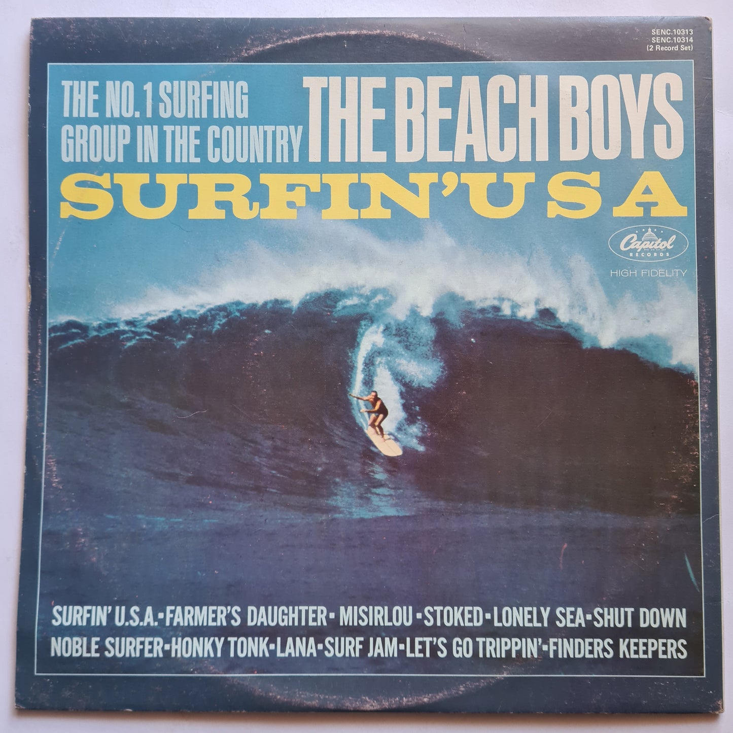 The Beach Boys – Surfin' Safari / Surfin' USA - 1962/63 (1976 Australian Pressing) - Vinyl Record 2LP - Sound Hound Records