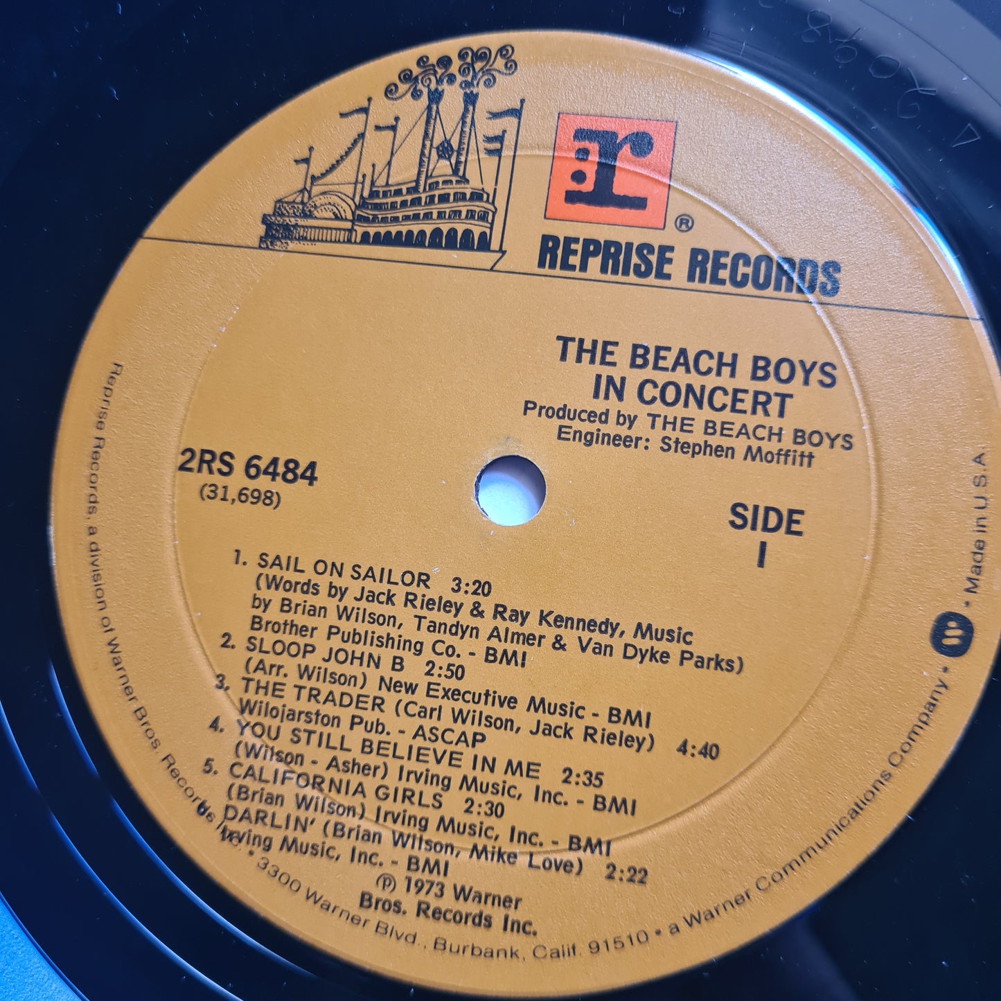 The Beach Boys – The Beach Boys In Concert - 1976 (USA Pressing) - Vinyl Record 2LP - Sound Hound Records