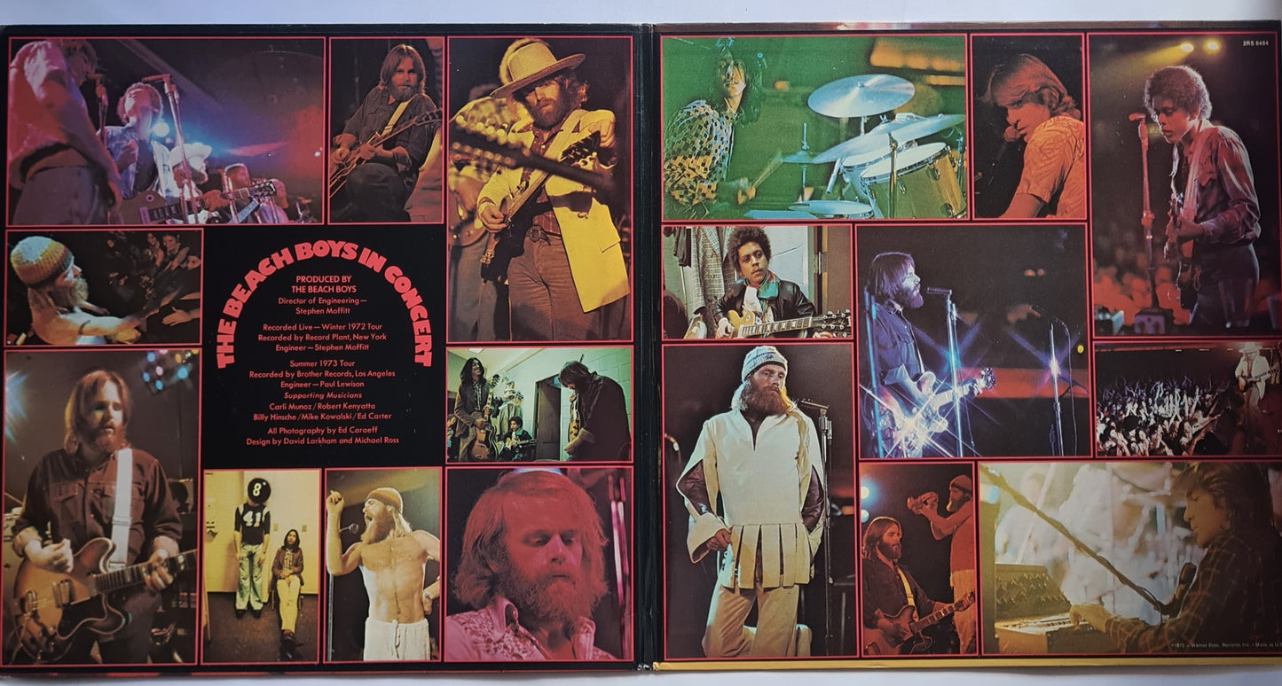 The Beach Boys – The Beach Boys In Concert - 1976 (USA Pressing) - Vinyl Record 2LP - Sound Hound Records