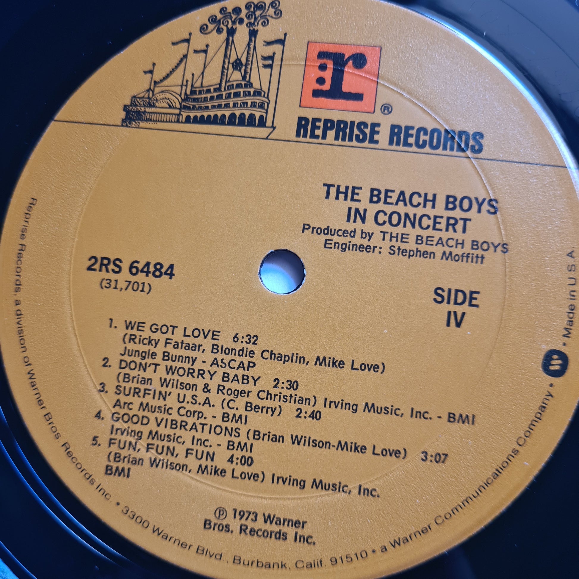 The Beach Boys – The Beach Boys In Concert - 1976 (USA Pressing) - Vinyl Record 2LP - Sound Hound Records
