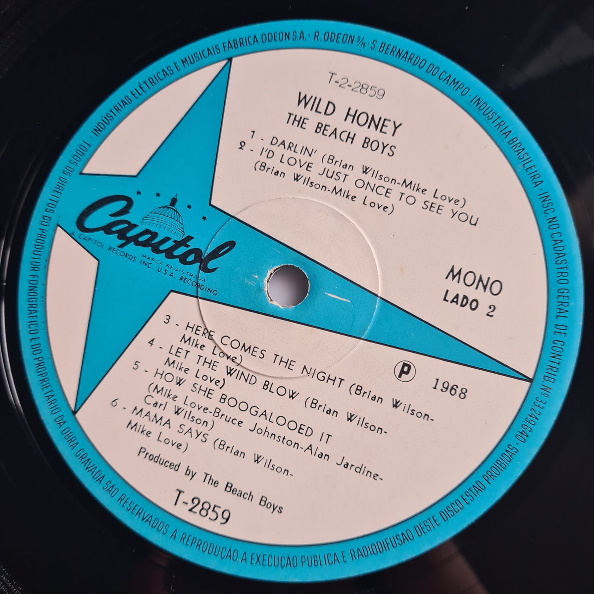 The Beach Boys – Wild Honey (MONO) - 1968 (Brazil Pressing) - Vinyl Record LP - Sound Hound Records