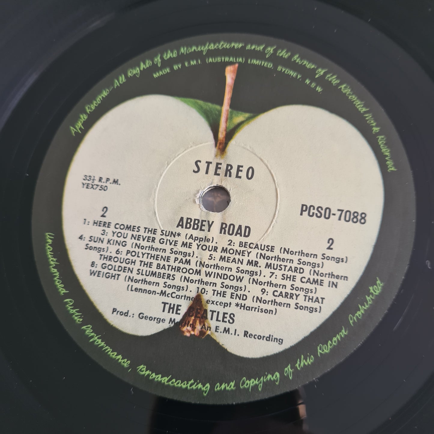The Beatles – Abbey Road - 1969 (1978 Australian Press) - Vinyl Record LP - Sound Hound Records