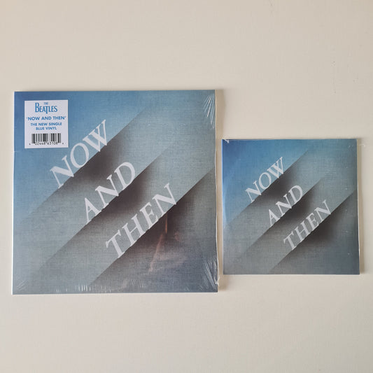 The Beatles – Now And Then / Love Me Do - 2023 (Blue Vinyl) - Vinyl Record 7" Single (Mint Sealed) - with bonus CD Single - Sound Hound Records