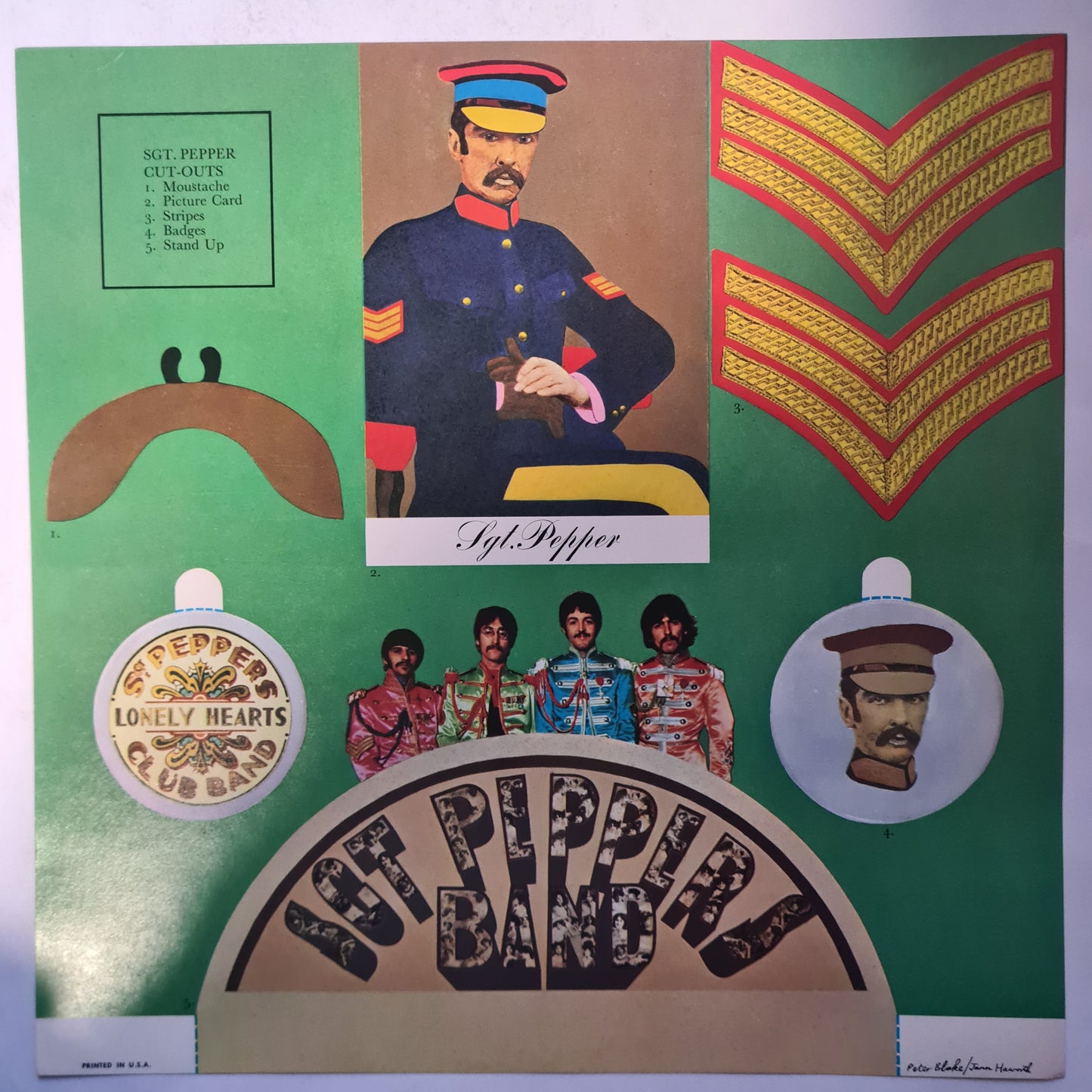 The Beatles – Sgt Peppers Lonely Hearts Club Band - 1967 (1968 USA Pressing) - Vinyl Record LP with insert - Sound Hound Records