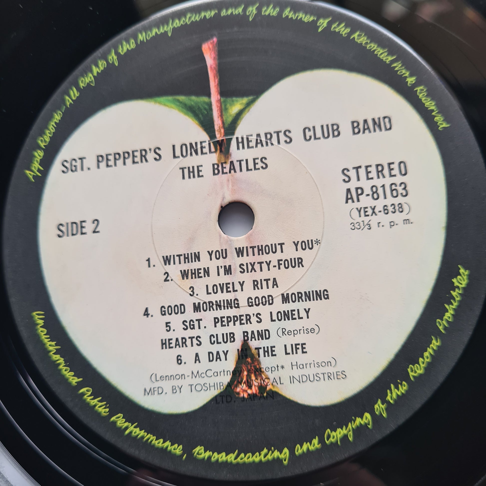 The Beatles – Sgt Peppers Lonely Hearts Club Band - 1967 (1974 Japanese Pressing) (Gatefold) - Vinyl Record LP - Sound Hound Records