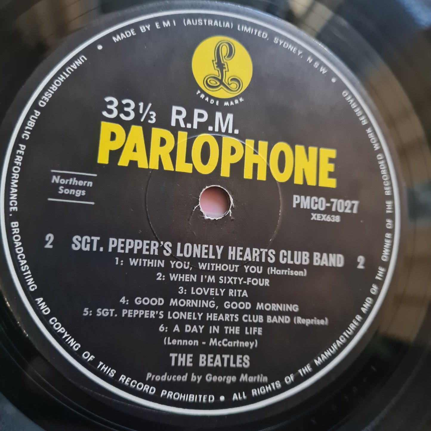 The Beatles – Sgt Peppers Lonely Hearts Club Band - 1967 (First MONO Australian Pressing) Vinyl Record LP - Sound Hound Records