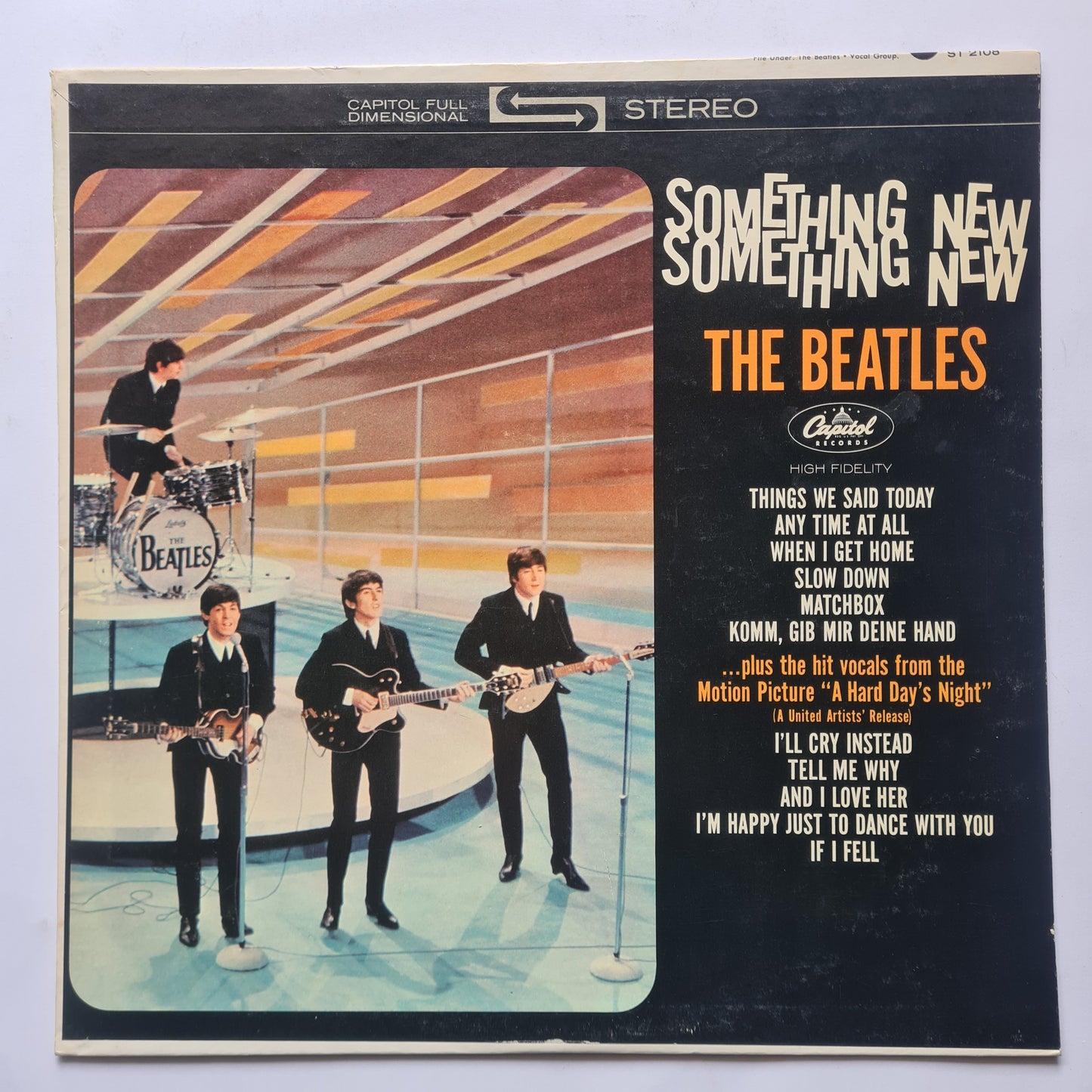 The Beatles – Something New - 1964 (1976 USA Pressing) - Vinyl Record LP - Sound Hound Records