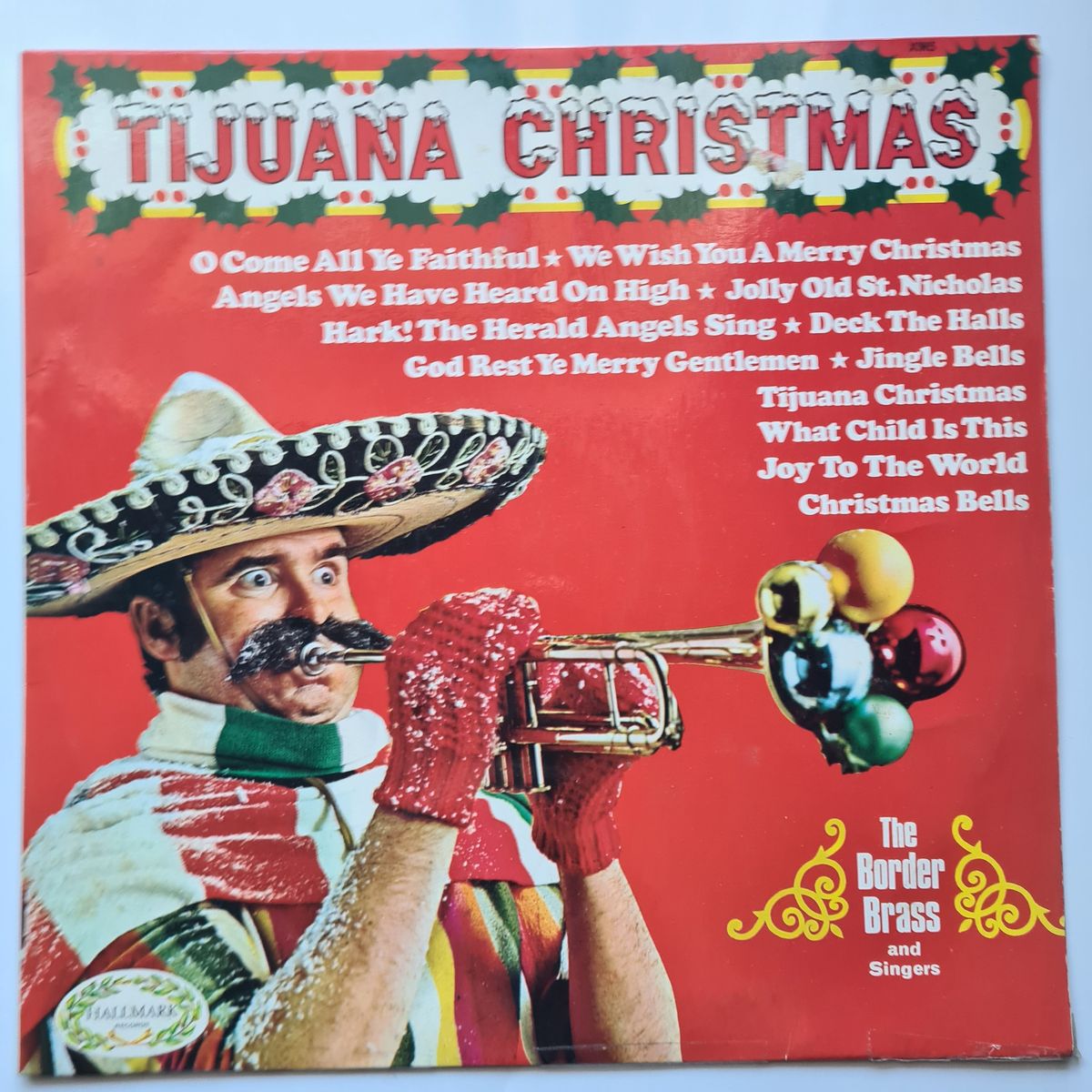The Border Brass And Singers – Tijuana Christmas - 1967 (1968 Australian Pressing) - Vinyl Record LP
