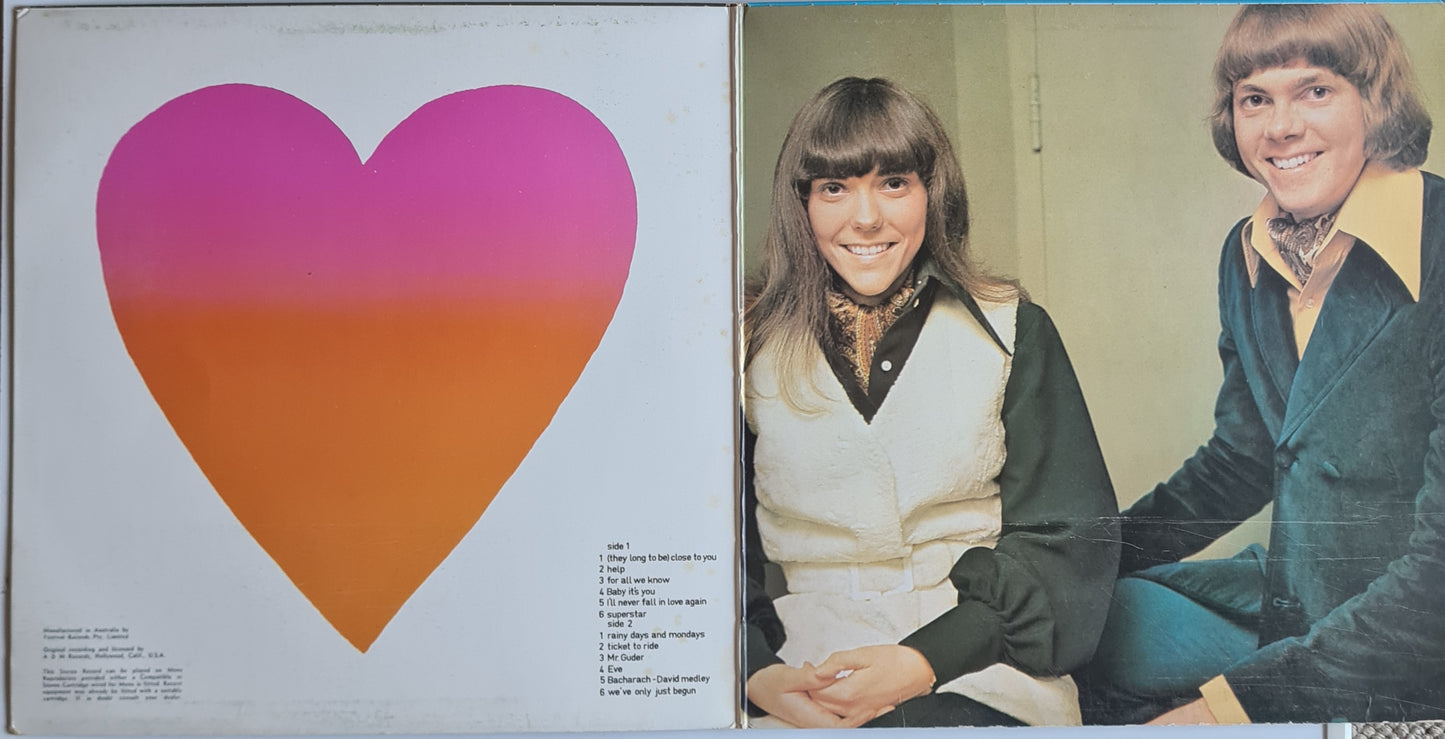 The Carpenters – Great Hits Of The Carpenters - 1971 - Vinyl Record LP - Sound Hound Records