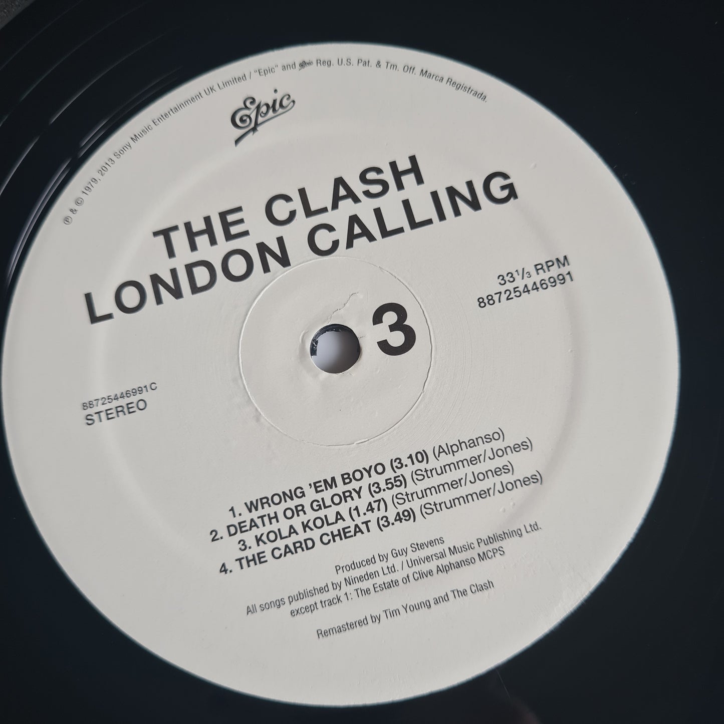 The Clash – London Calling - 1979 (2013 USA 2LP Pressing) - Vinyl Record - Sound Hound Records