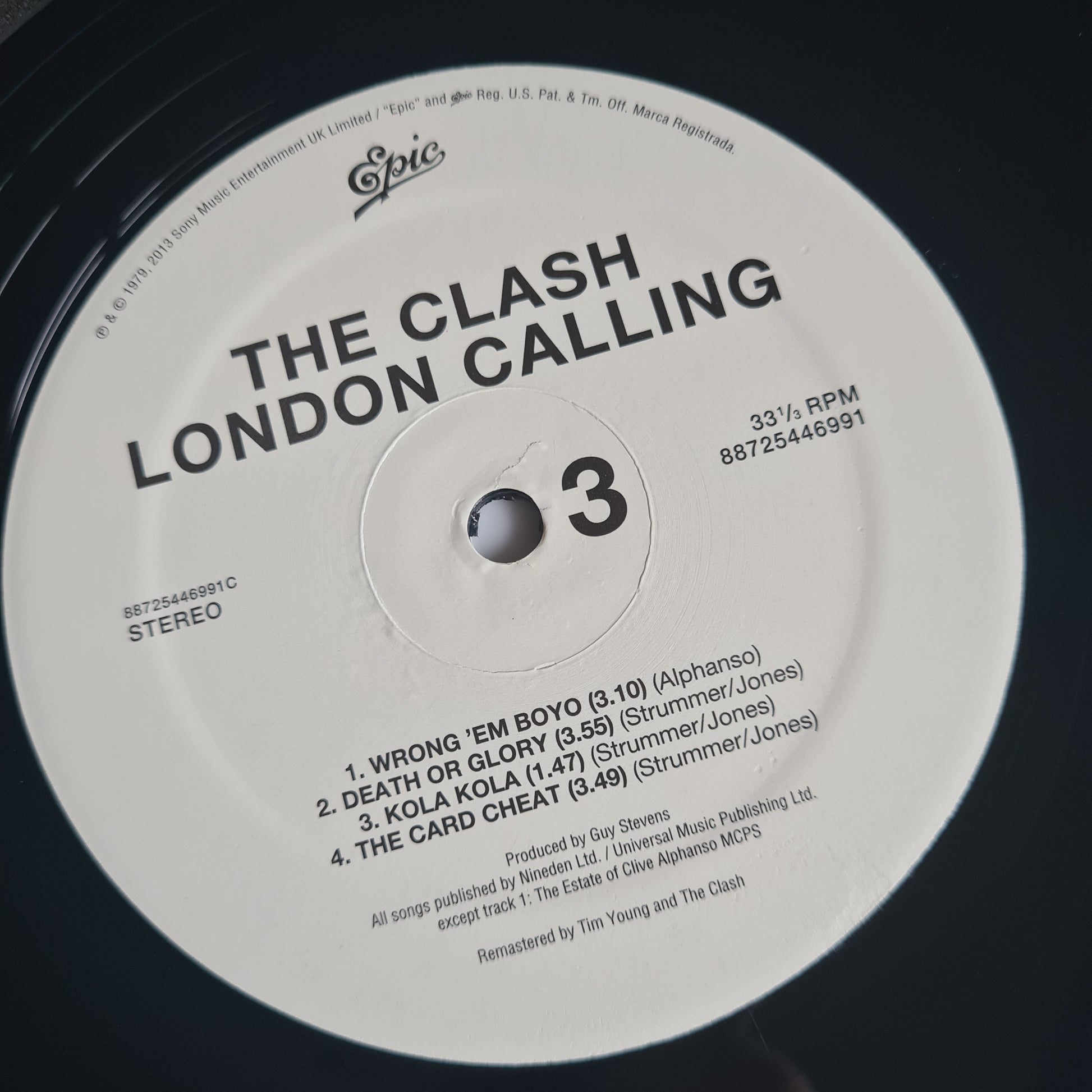 The Clash – London Calling - 1979 (2013 USA 2LP Pressing) - Vinyl Record - Sound Hound Records