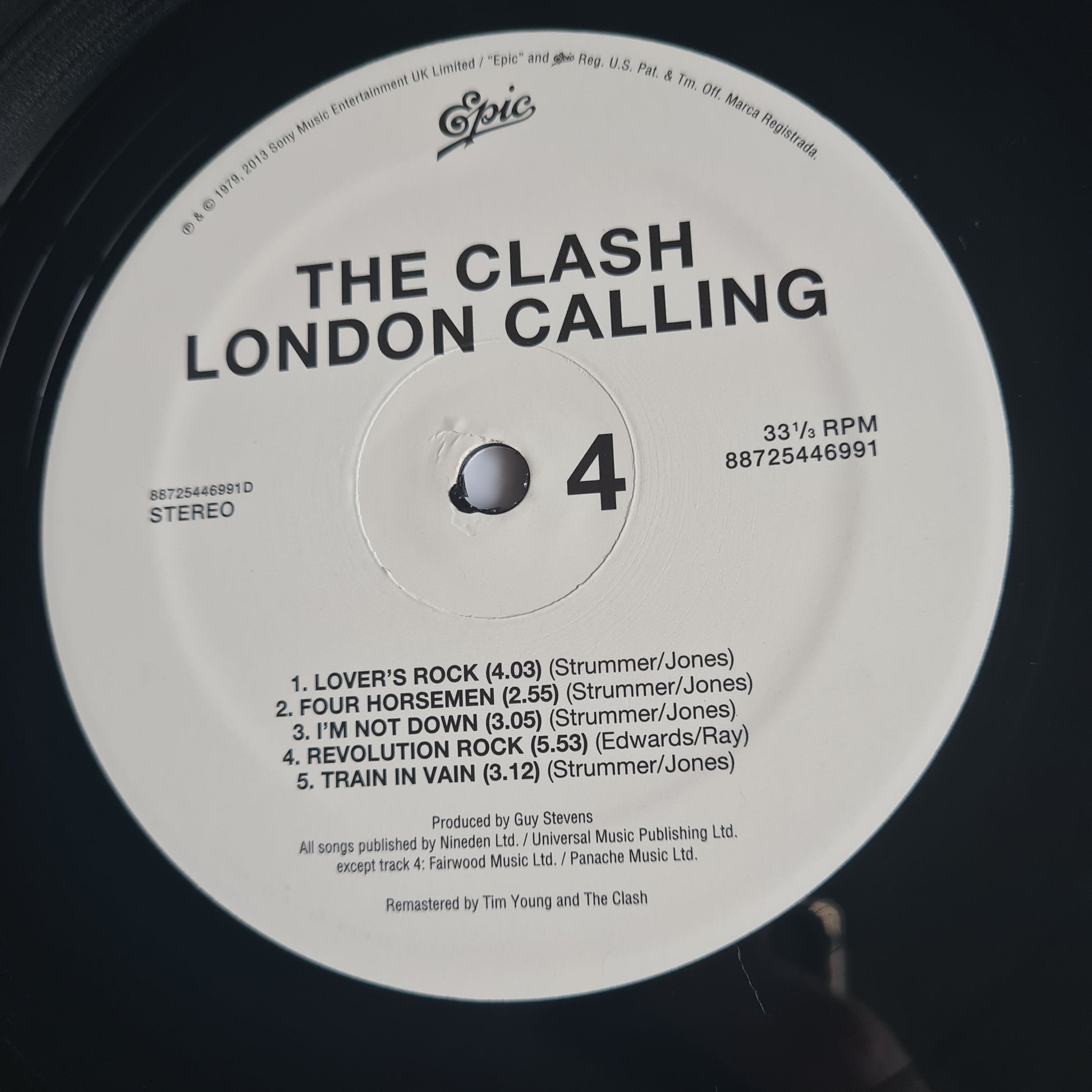The Clash – London Calling - 1979 (2013 USA 2LP Pressing) - Vinyl Record - Sound Hound Records