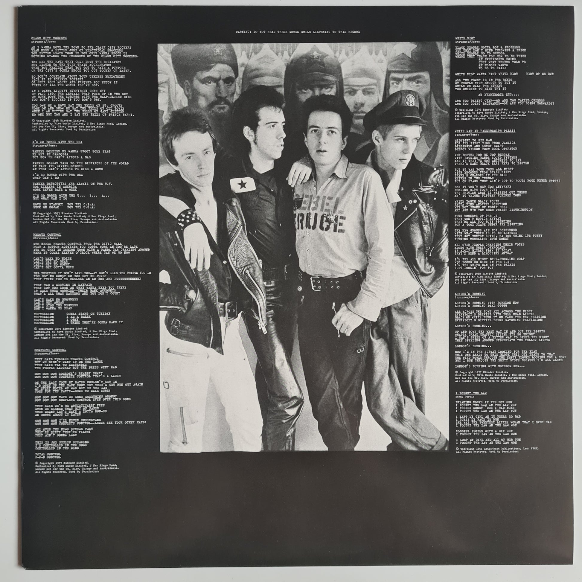The Clash – The Clash - 1977 (2010 European Pressing) - Vinyl Record LP - Sound Hound Records