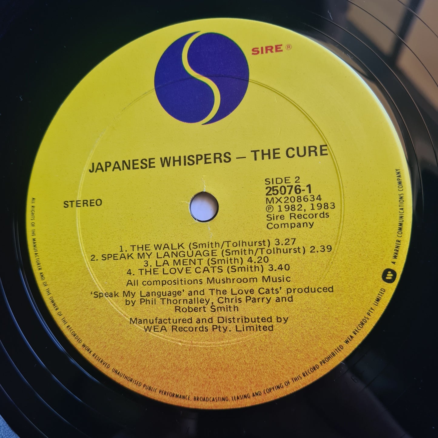 The Cure – Japanese Whispers - 1983 - Vinyl Record LP - Sound Hound Records