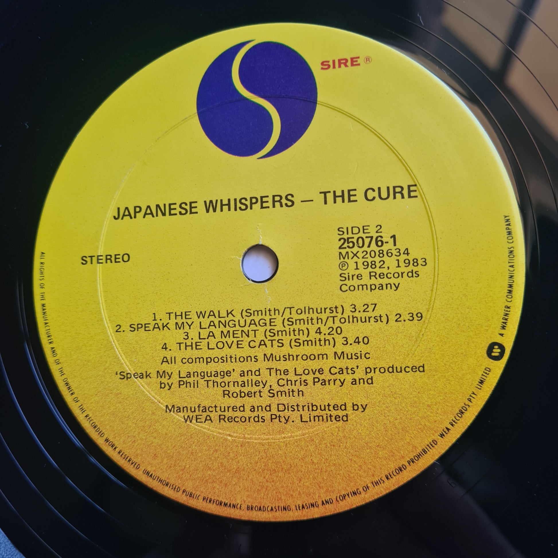 The Cure – Japanese Whispers - 1983 - Vinyl Record LP - Sound Hound Records
