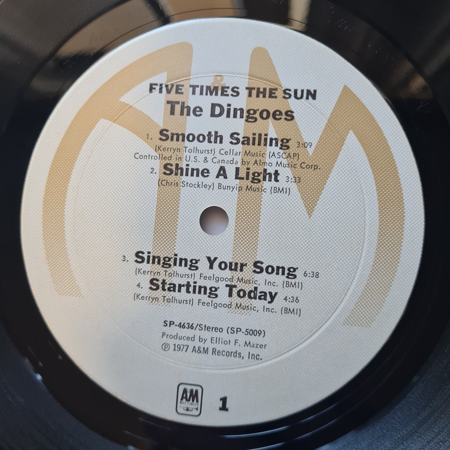The Dingoes – Five Times The Sun - 1977 - Vinyl Record LP - Sound Hound Records