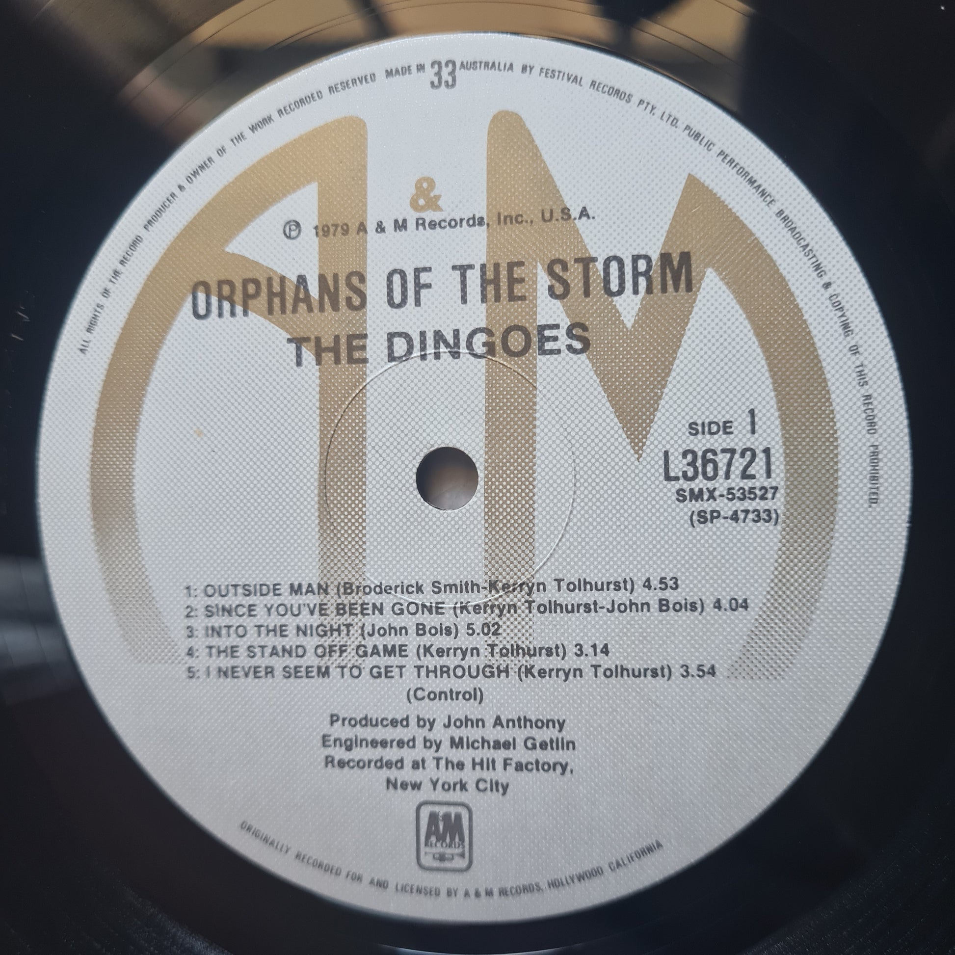 The Dingoes – Orphans Of The Storm - 1979 - Vinyl Record LP (EX) - Sound Hound Records