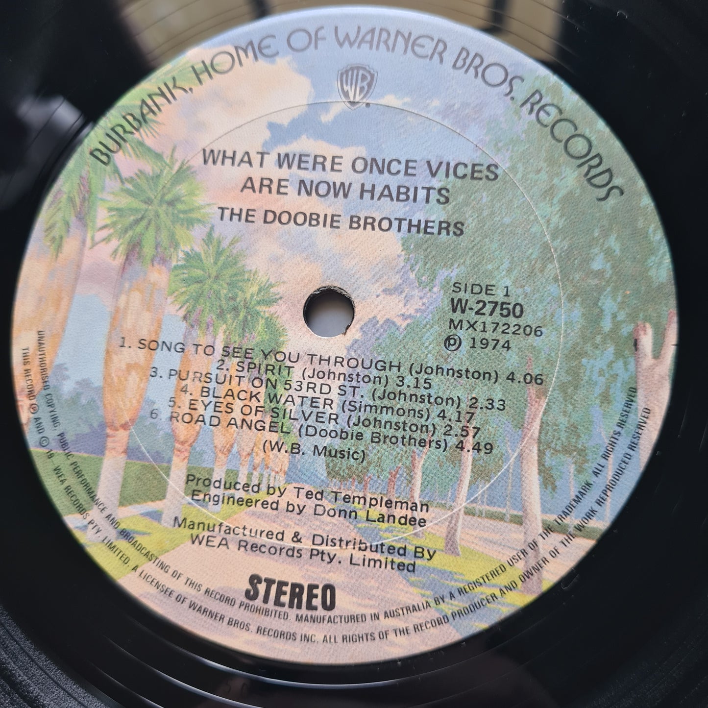 The Doobie Brothers – What Once Were Habits Are Now Vices - 1974 - Vinyl Record LP - Sound Hound Records