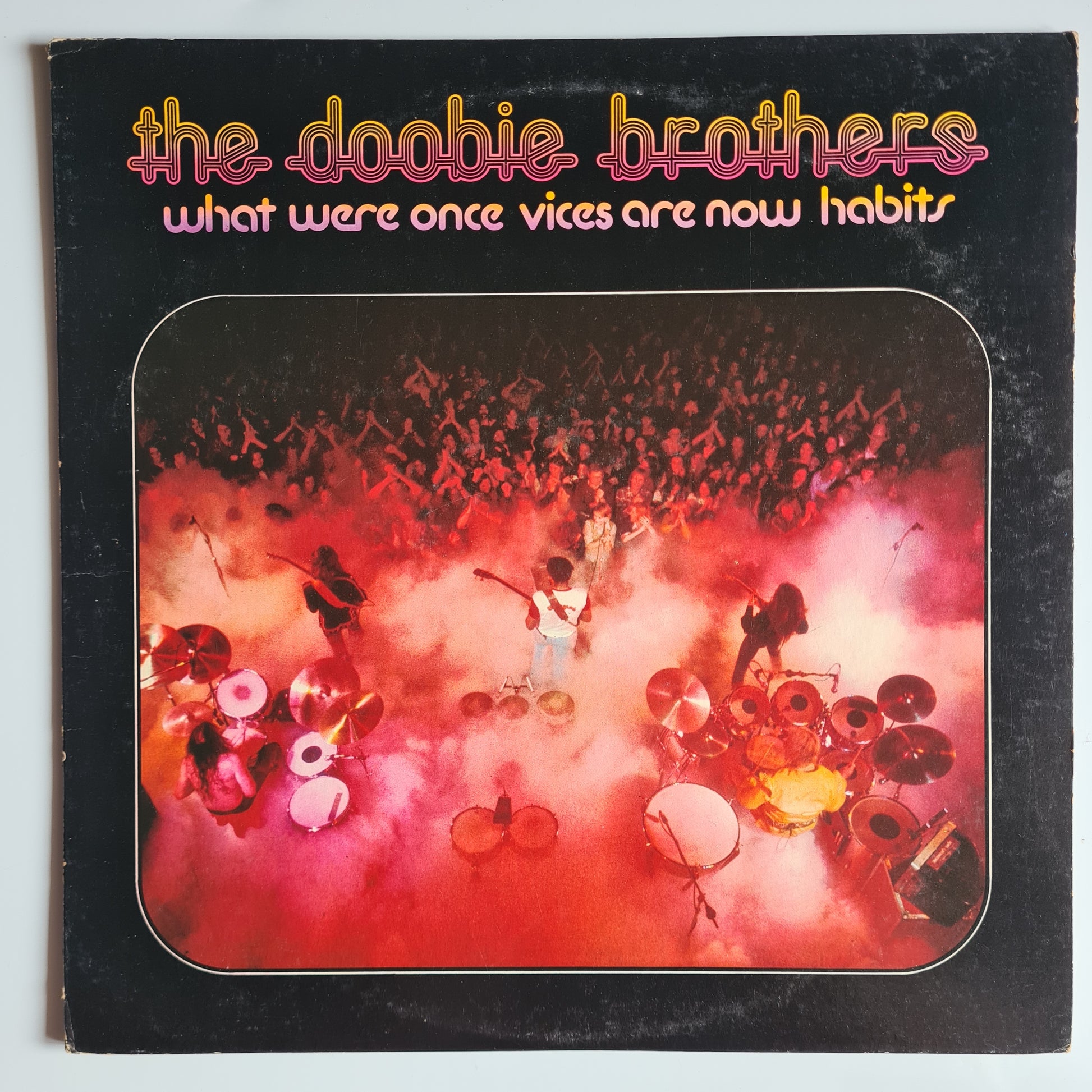 The Doobie Brothers – What Once Were Habits Are Now Vices - 1974 (US Pressing with poster) - Vinyl Record LP - Sound Hound Records