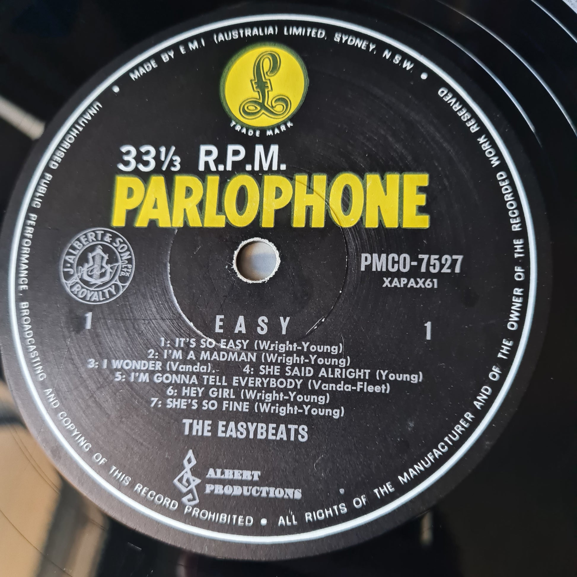 The Easybeats – Easy - 1965 (First MONO Australian Pressing)- Vinyl Record LP - Sound Hound Records