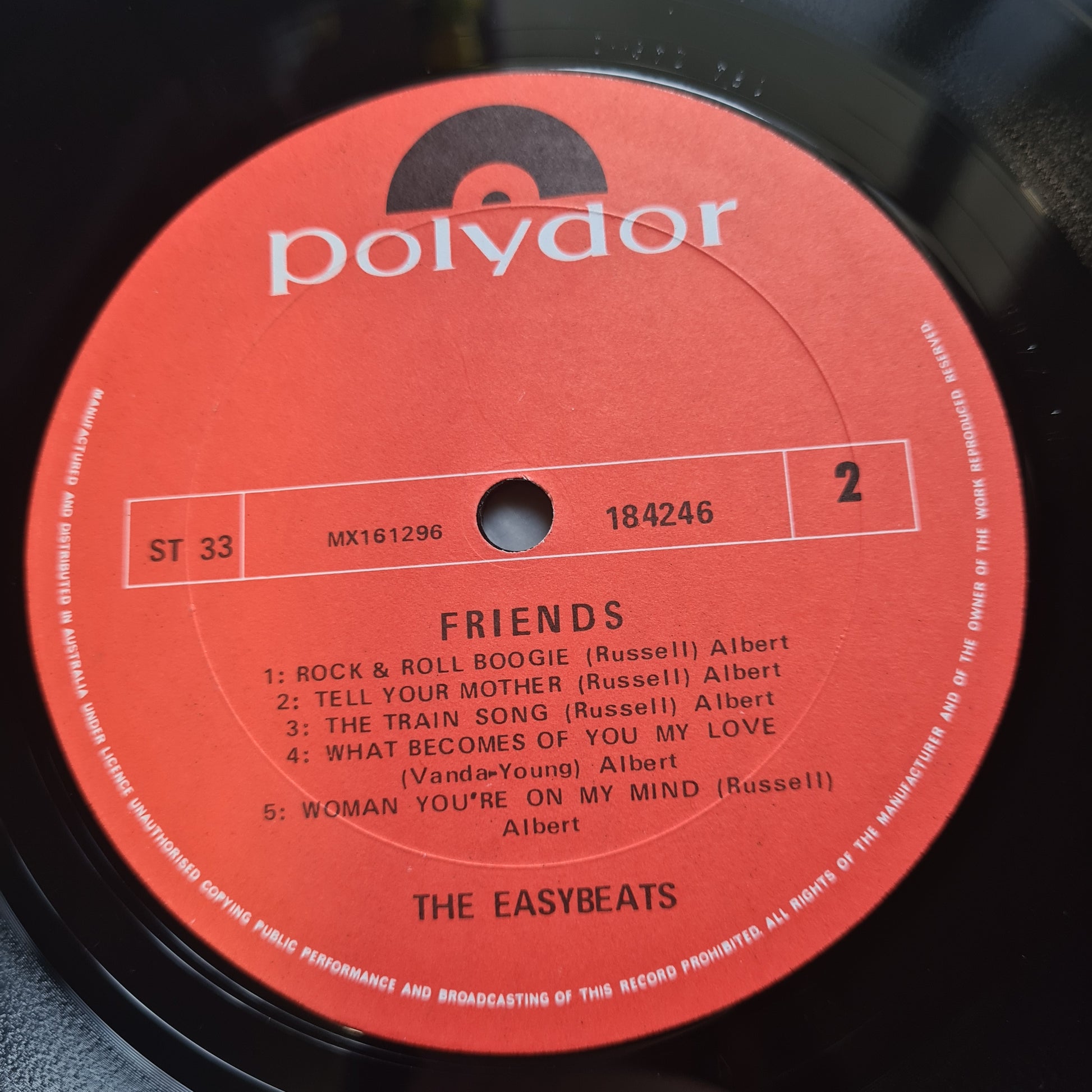 The Easybeats – Friends - 1970 (First Australian Pressing)- Vinyl Record LP - RARE - Sound Hound Records