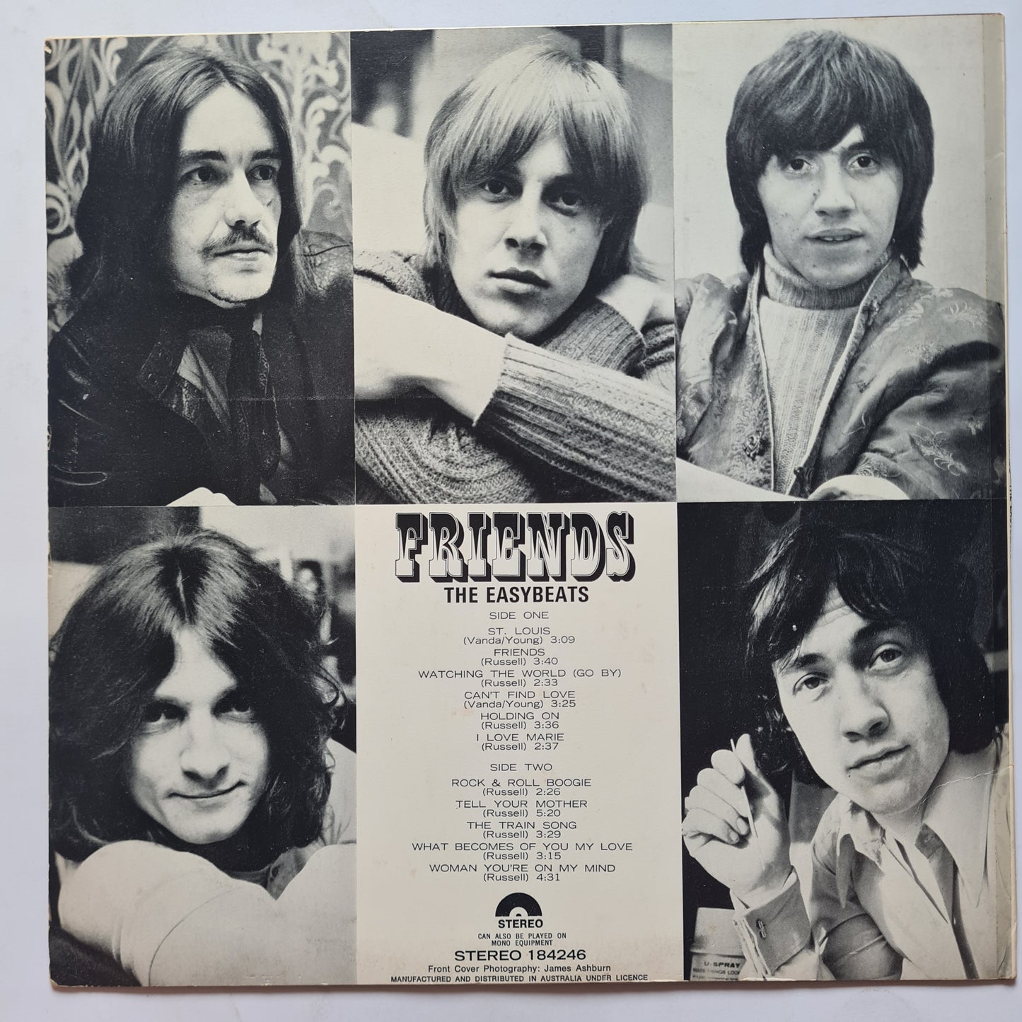 The Easybeats – Friends - 1970 (First Australian Pressing)- Vinyl Record LP - RARE - Sound Hound Records