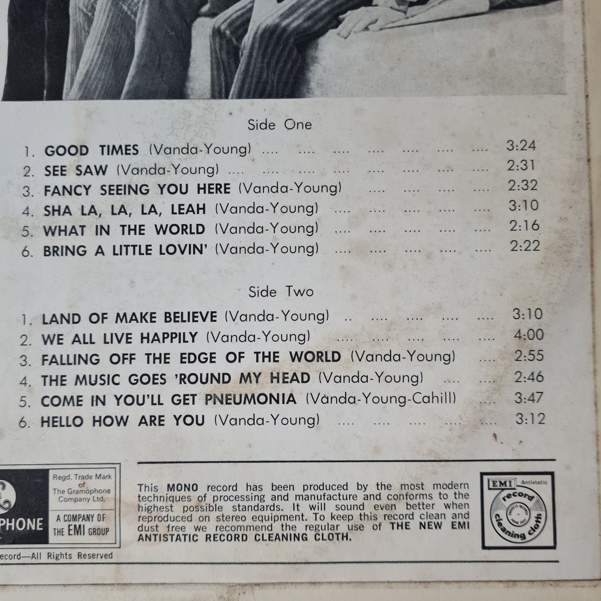 The Easybeats – Vigil - 1968 (First MONO Australian Pressing)- Vinyl Record LP - RARE - Sound Hound Records